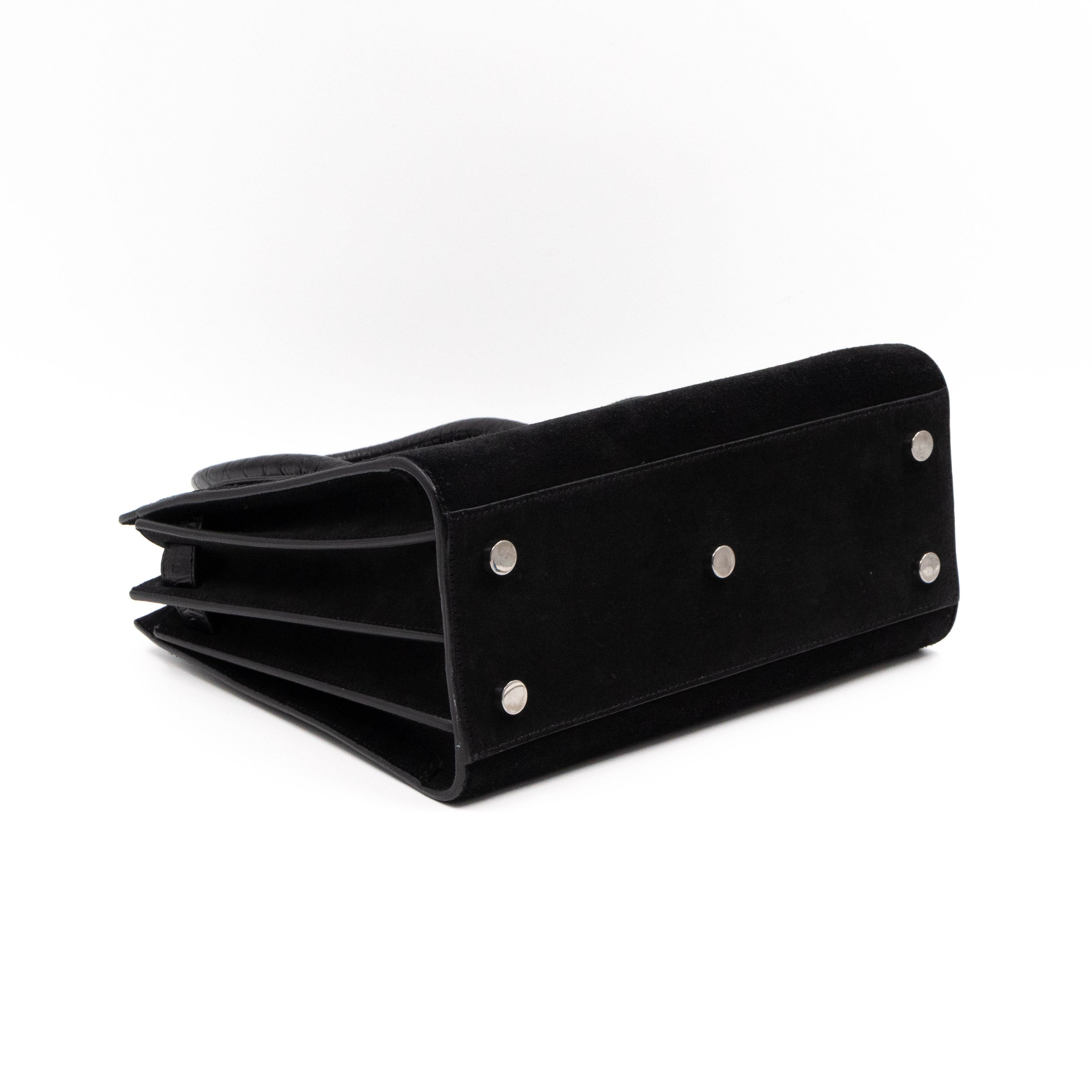 Sac de Jour Baby Black Suede