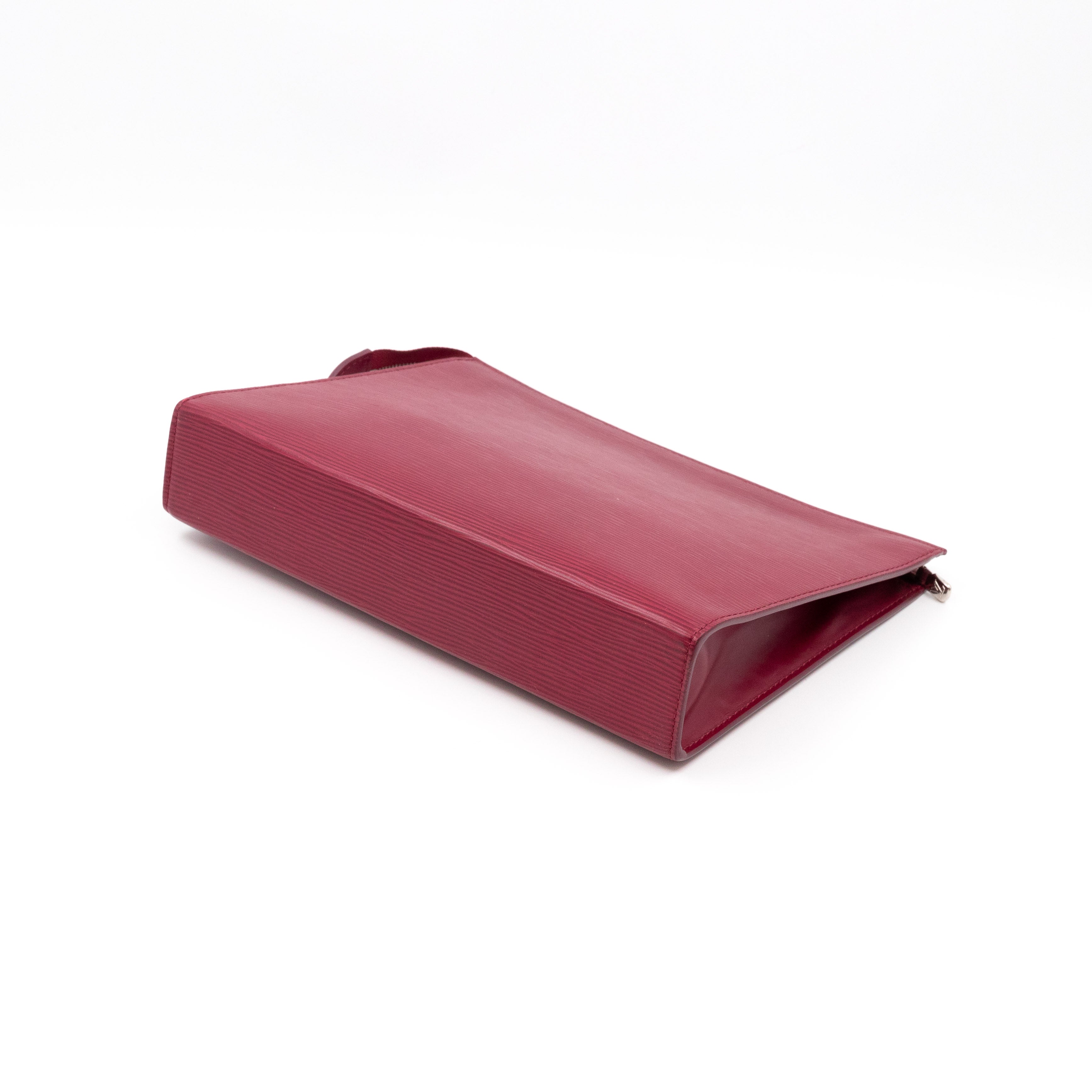 Toiletry Pouch 26 Epi Leather Fuchsia