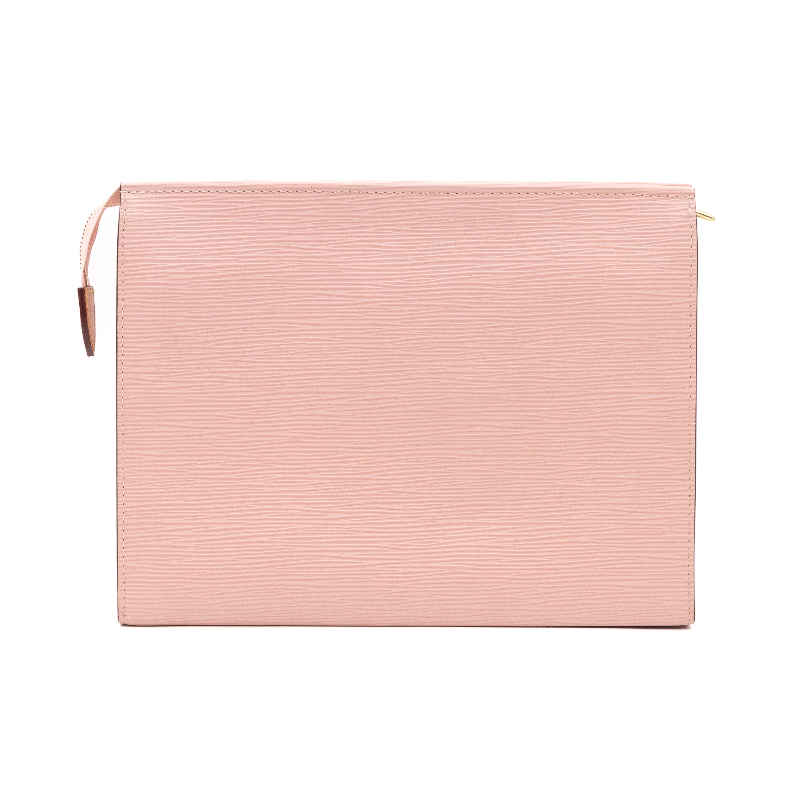 Toiletry Pouch 26 Epi Leather Rose Ballerine