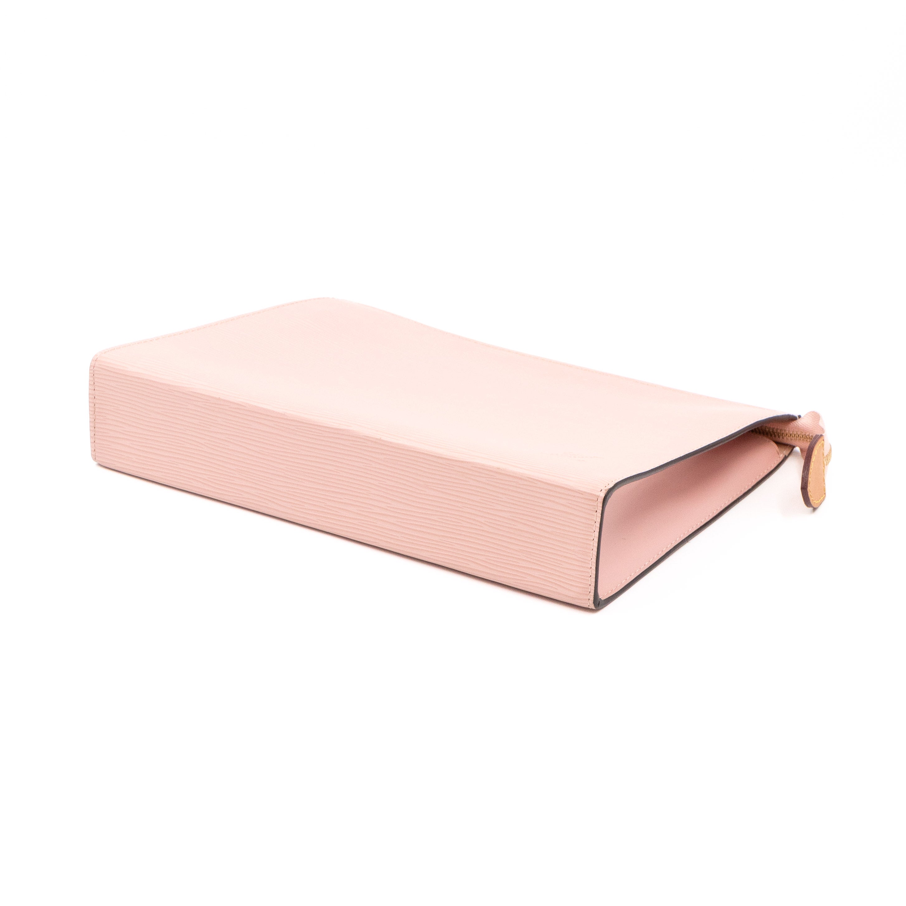Toiletry Pouch 26 Epi Leather Rose Ballerine