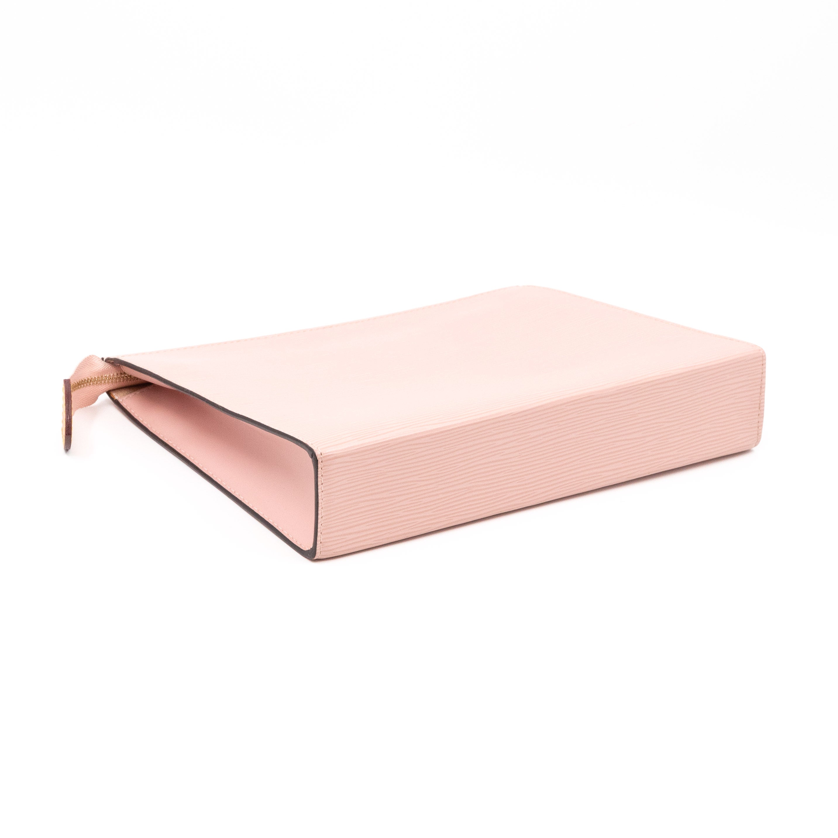 Toiletry Pouch 26 Epi Leather Rose Ballerine