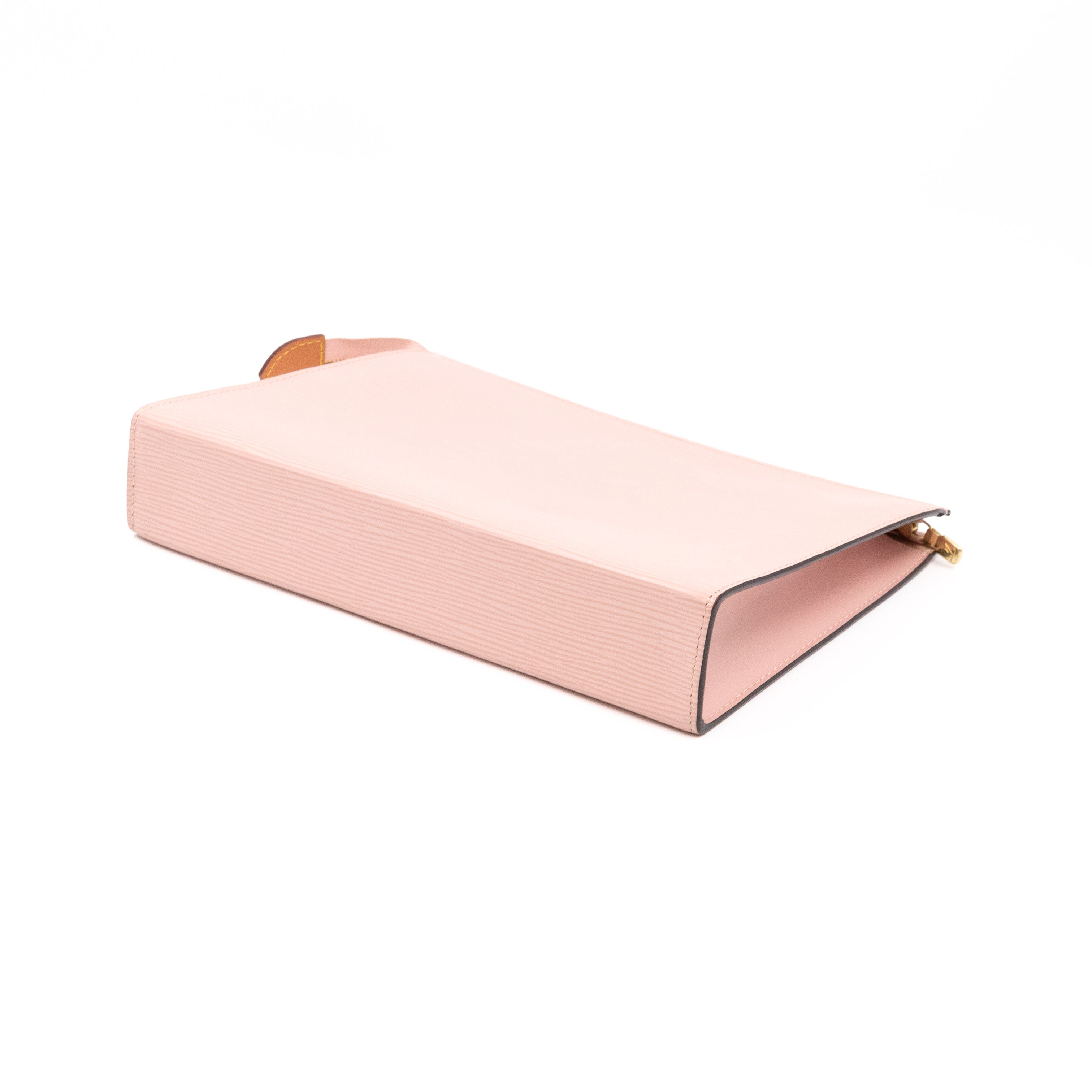 Toiletry Pouch 26 Epi Leather Rose Ballerine