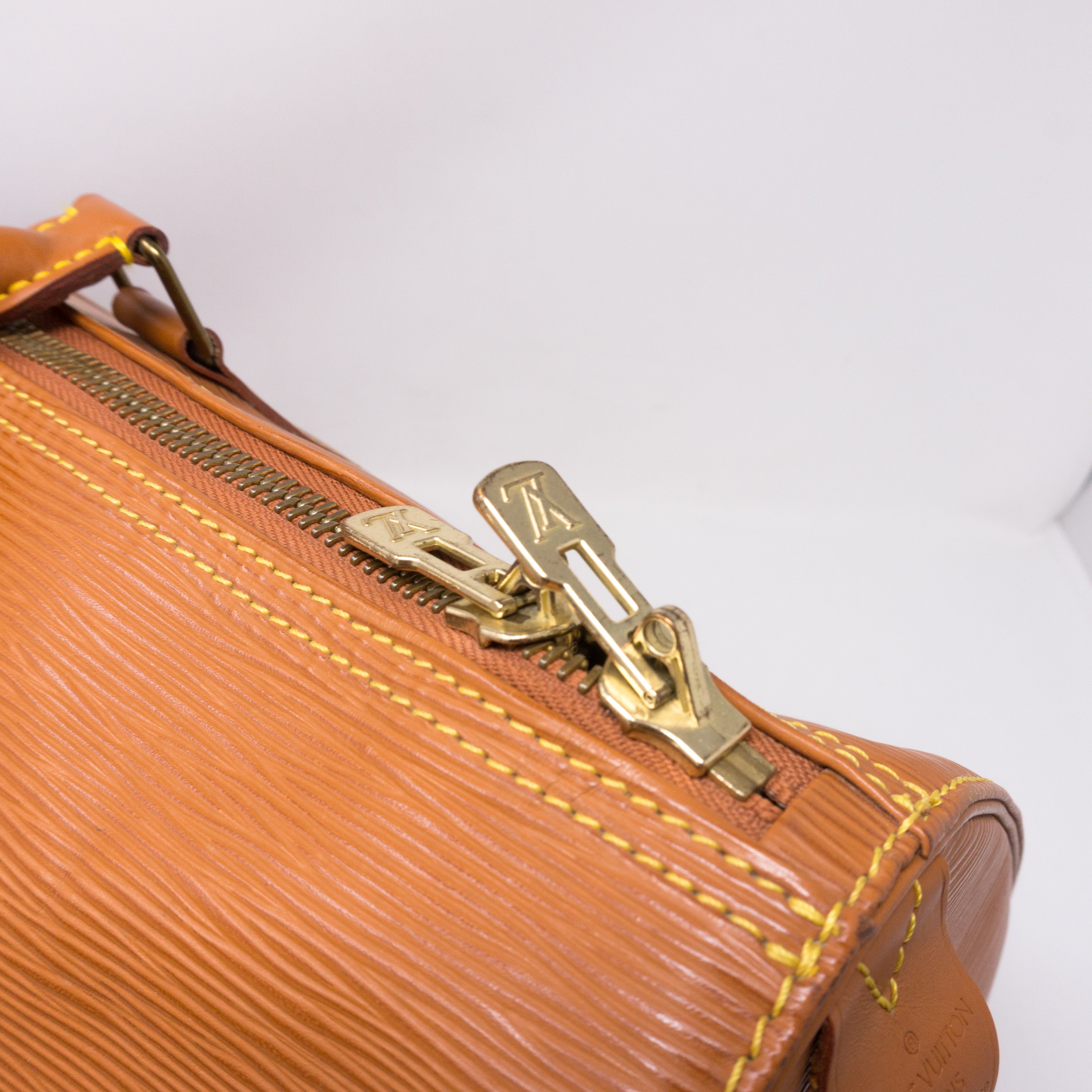 Keepall 45 Epi Leather Brown