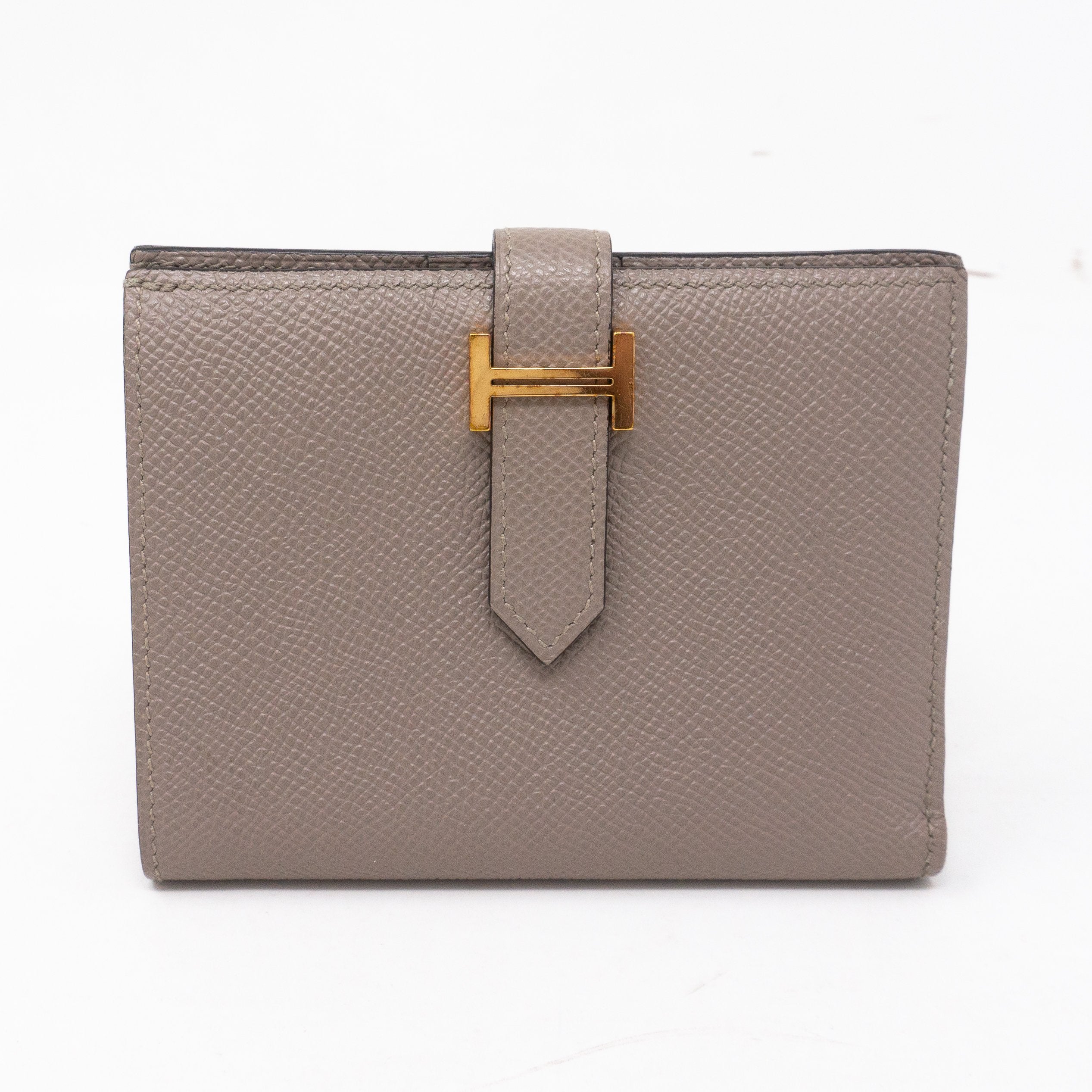 Bearn Compact Wallet Etain Leather