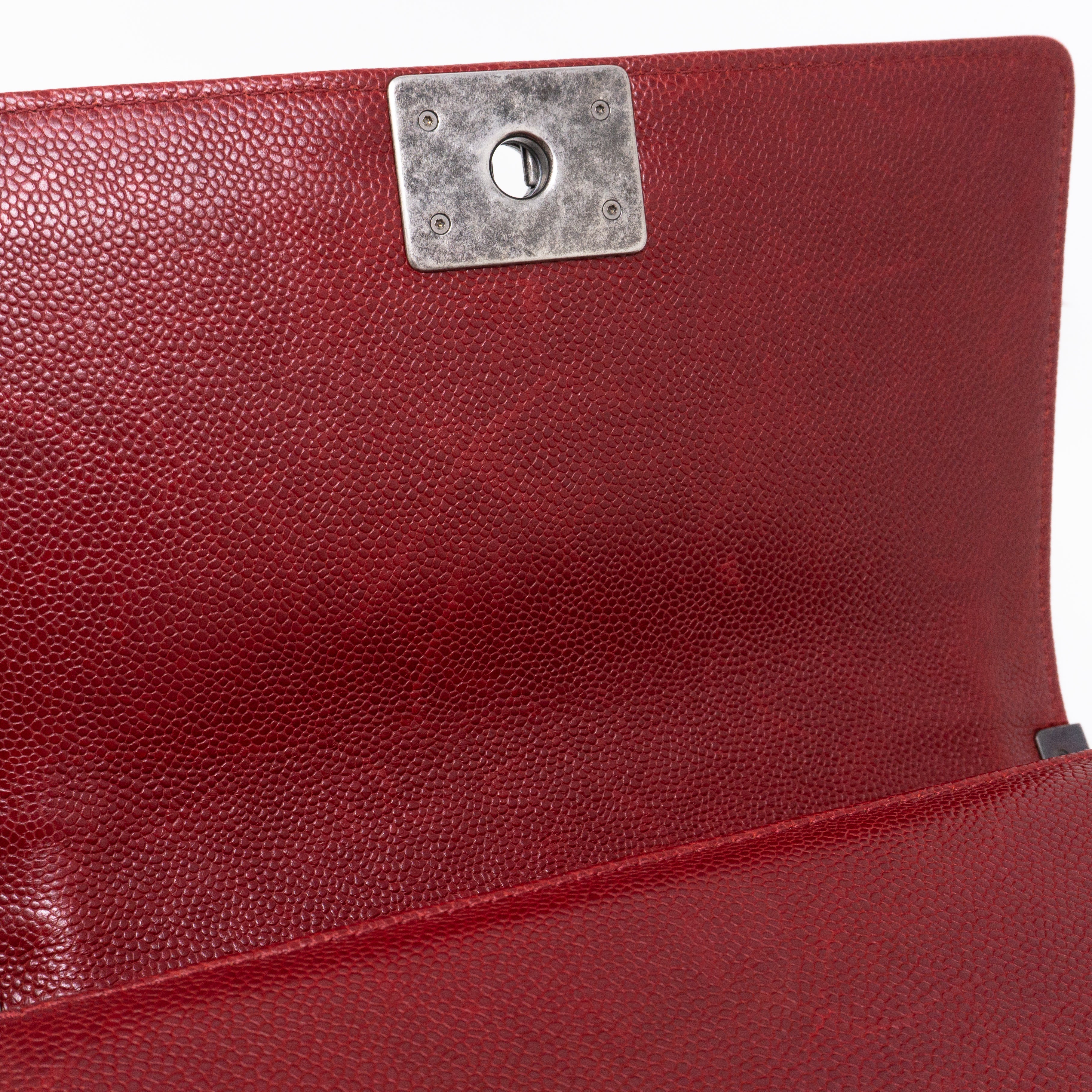 Boy Medium Dark Red Caviar Ruthenium