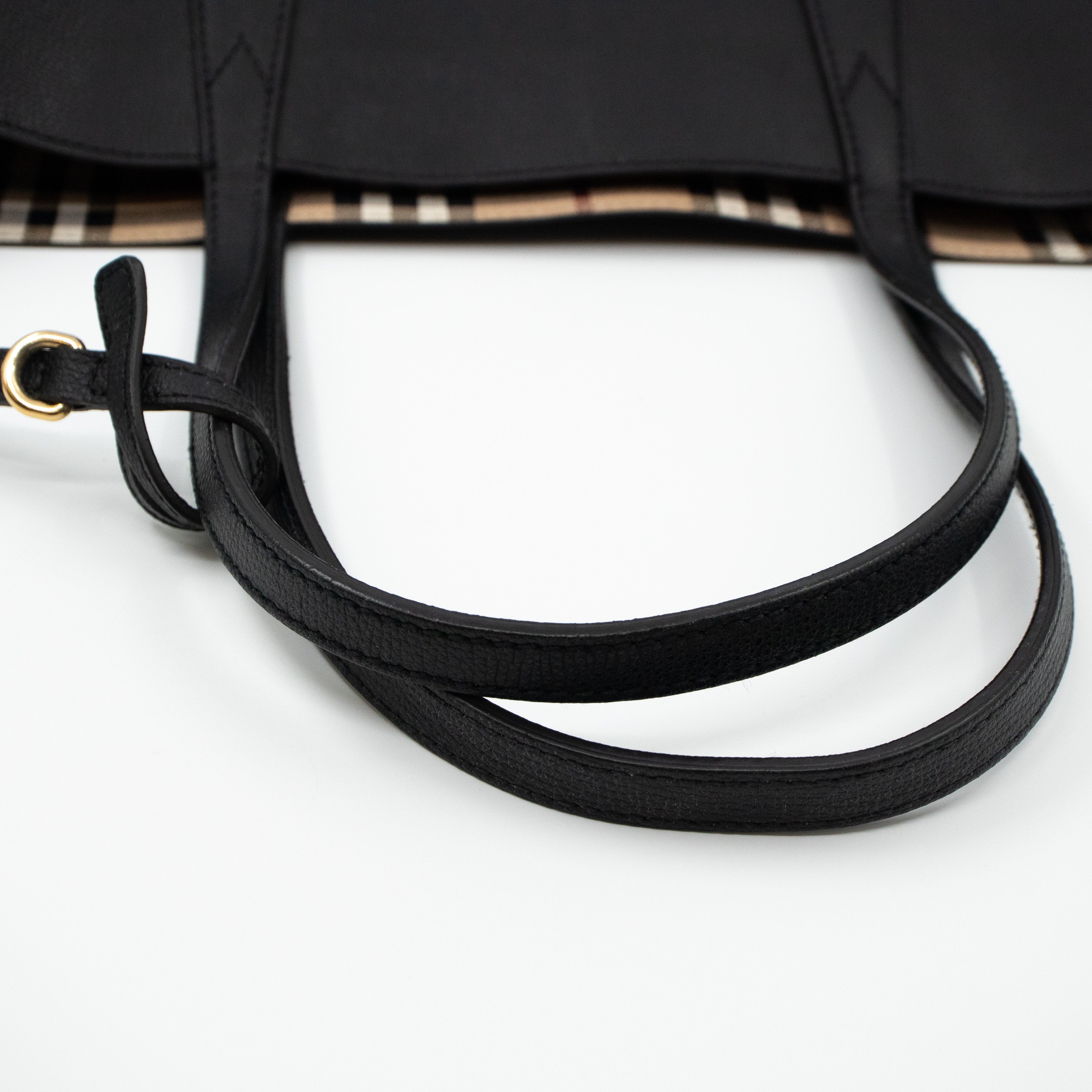 Medium Reversible Tote Haymarket Check & Black