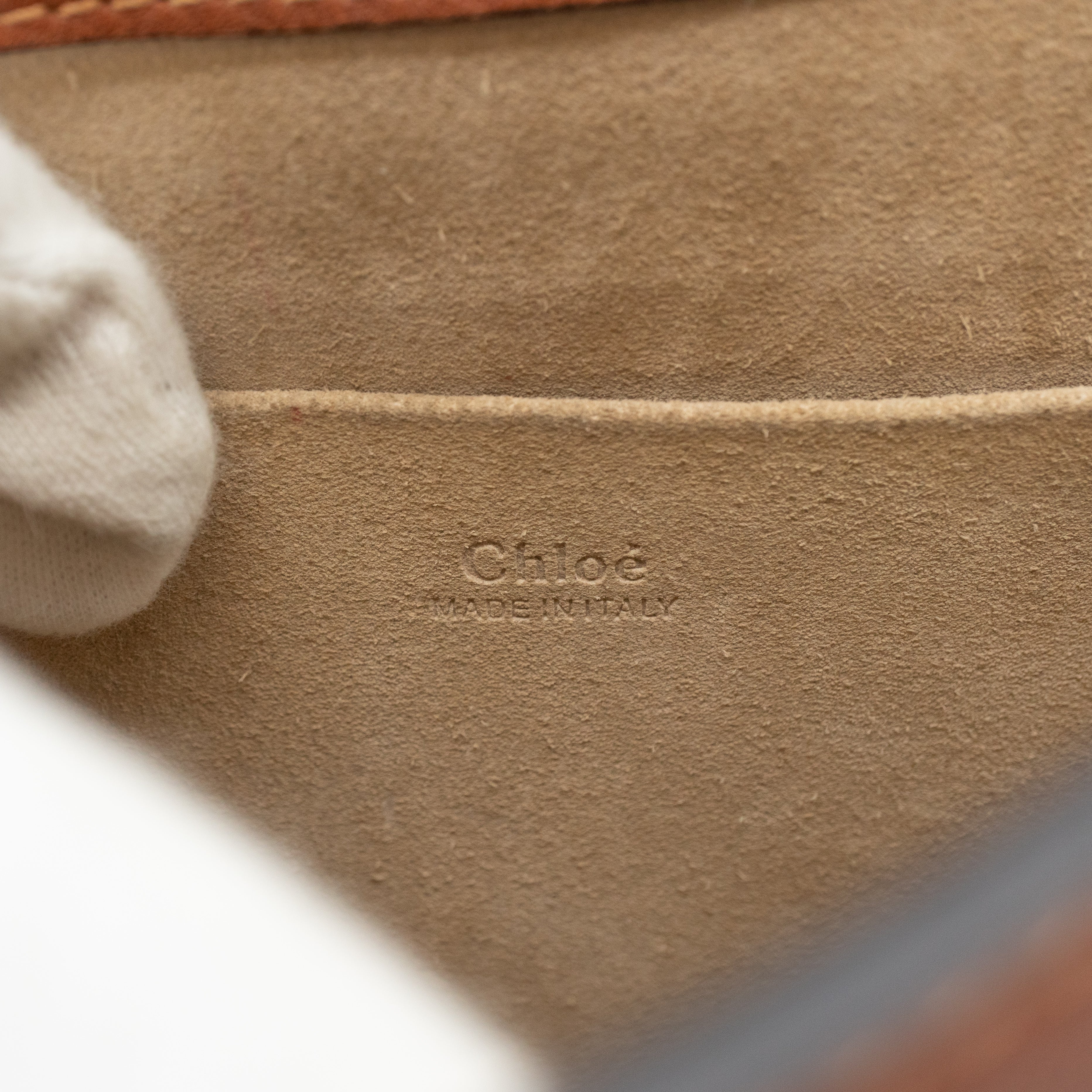 Medium Nile Bracelet Bag Brown Leather