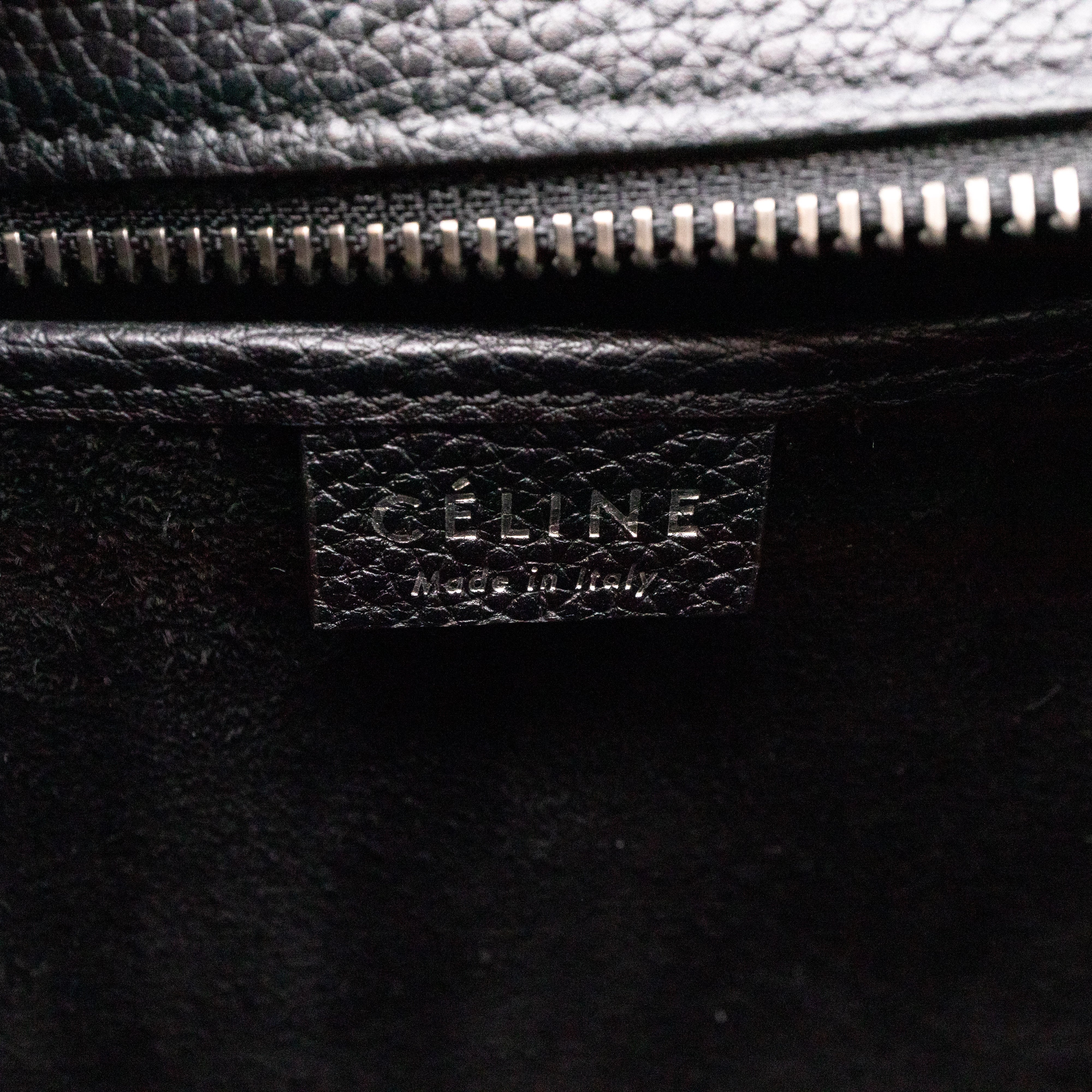 Nano Luggage Black Leather