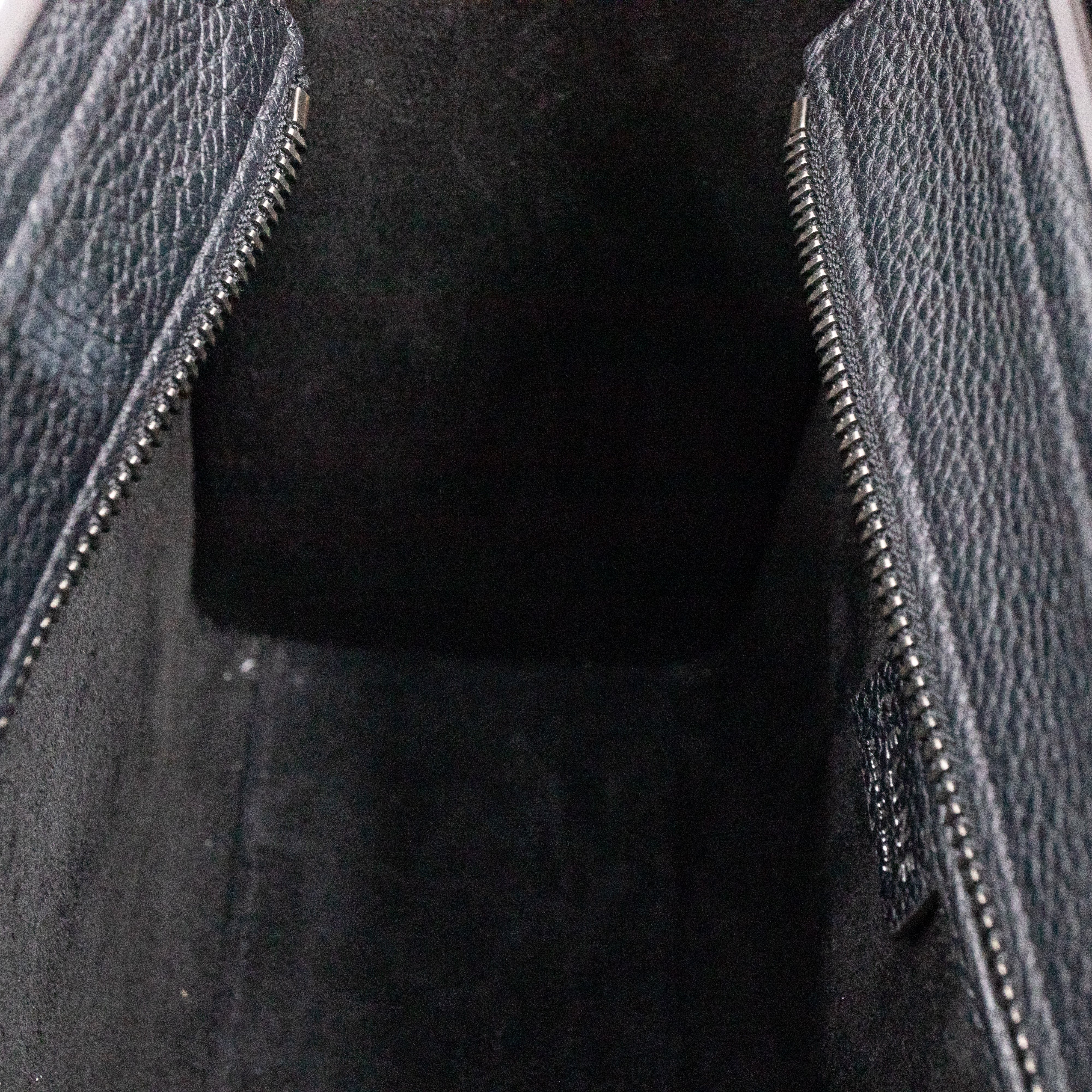 Nano Luggage Black Leather