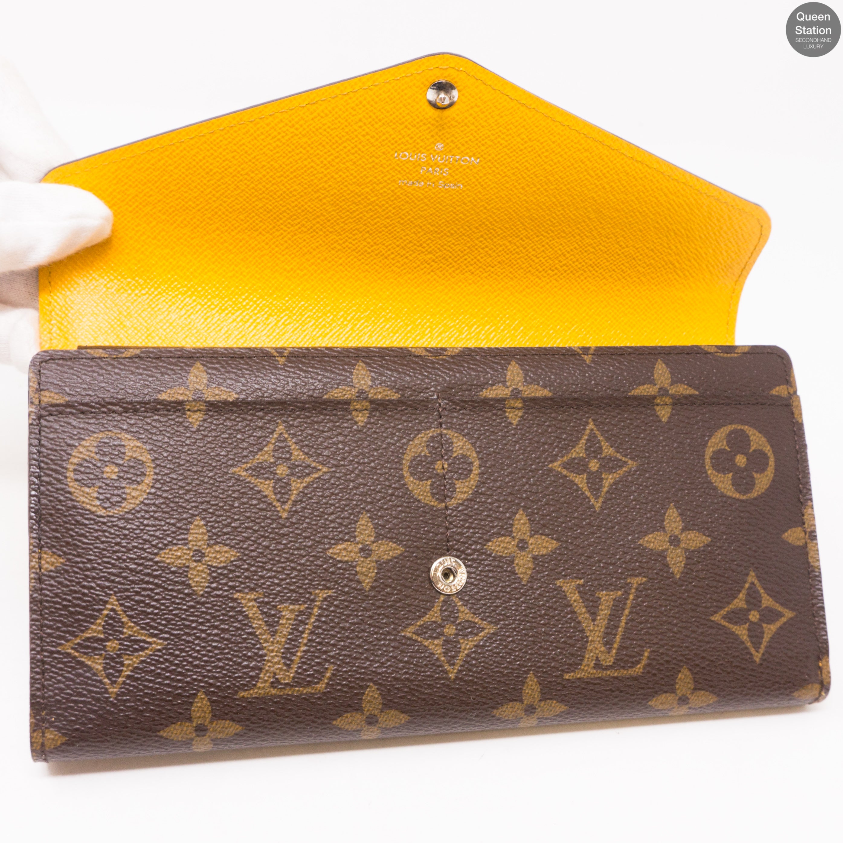 Long Marie-Lou Wallet Yellow Epi Leather