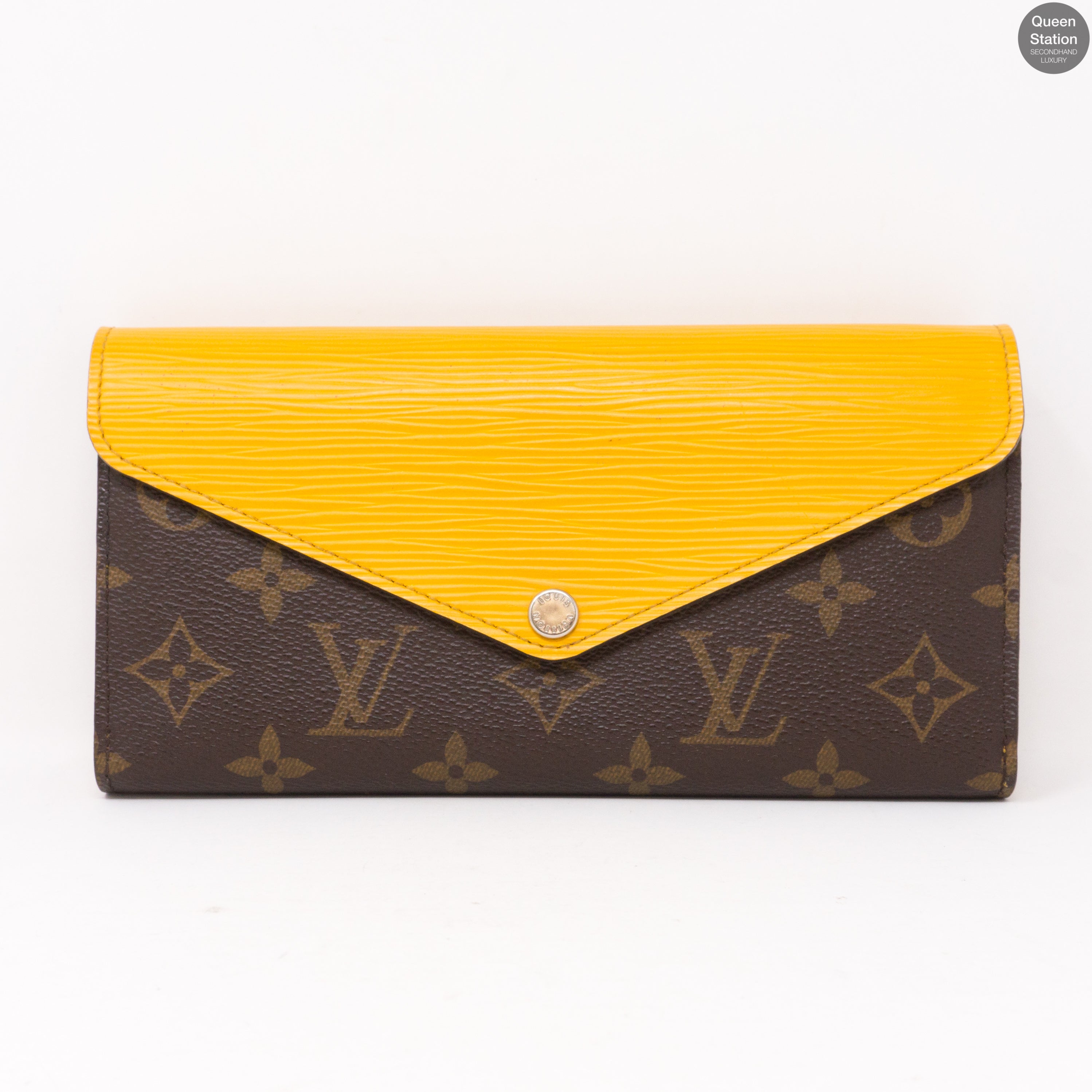 Long Marie-Lou Wallet Yellow Epi Leather