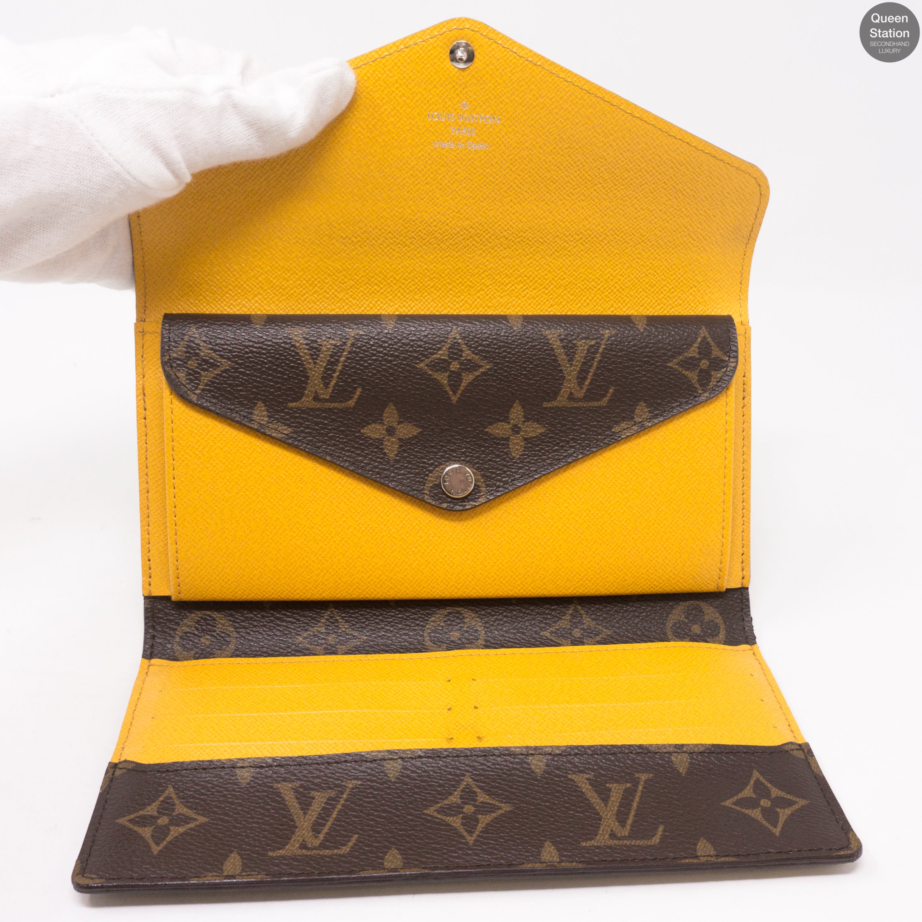 Long Marie-Lou Wallet Yellow Epi Leather