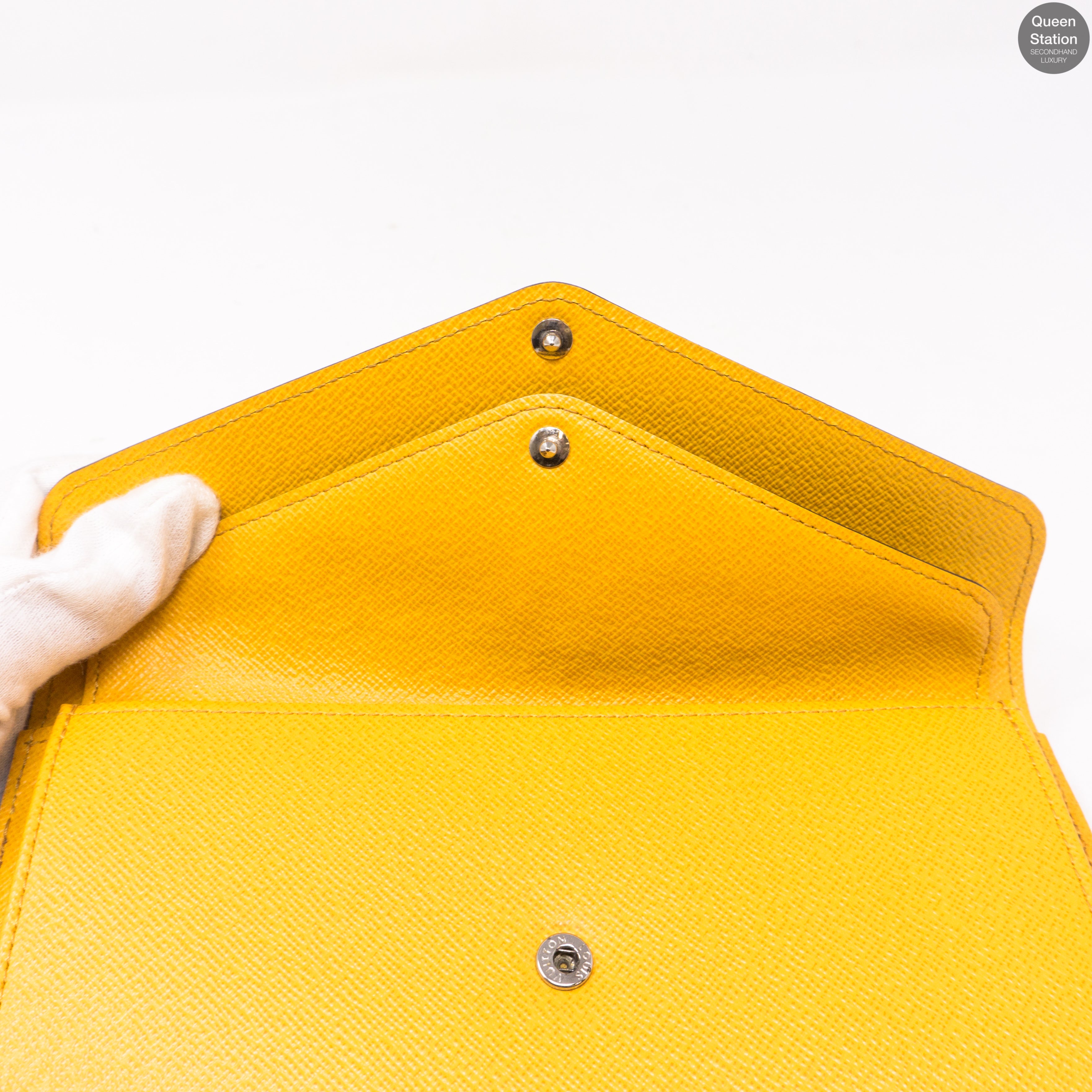 Long Marie-Lou Wallet Yellow Epi Leather