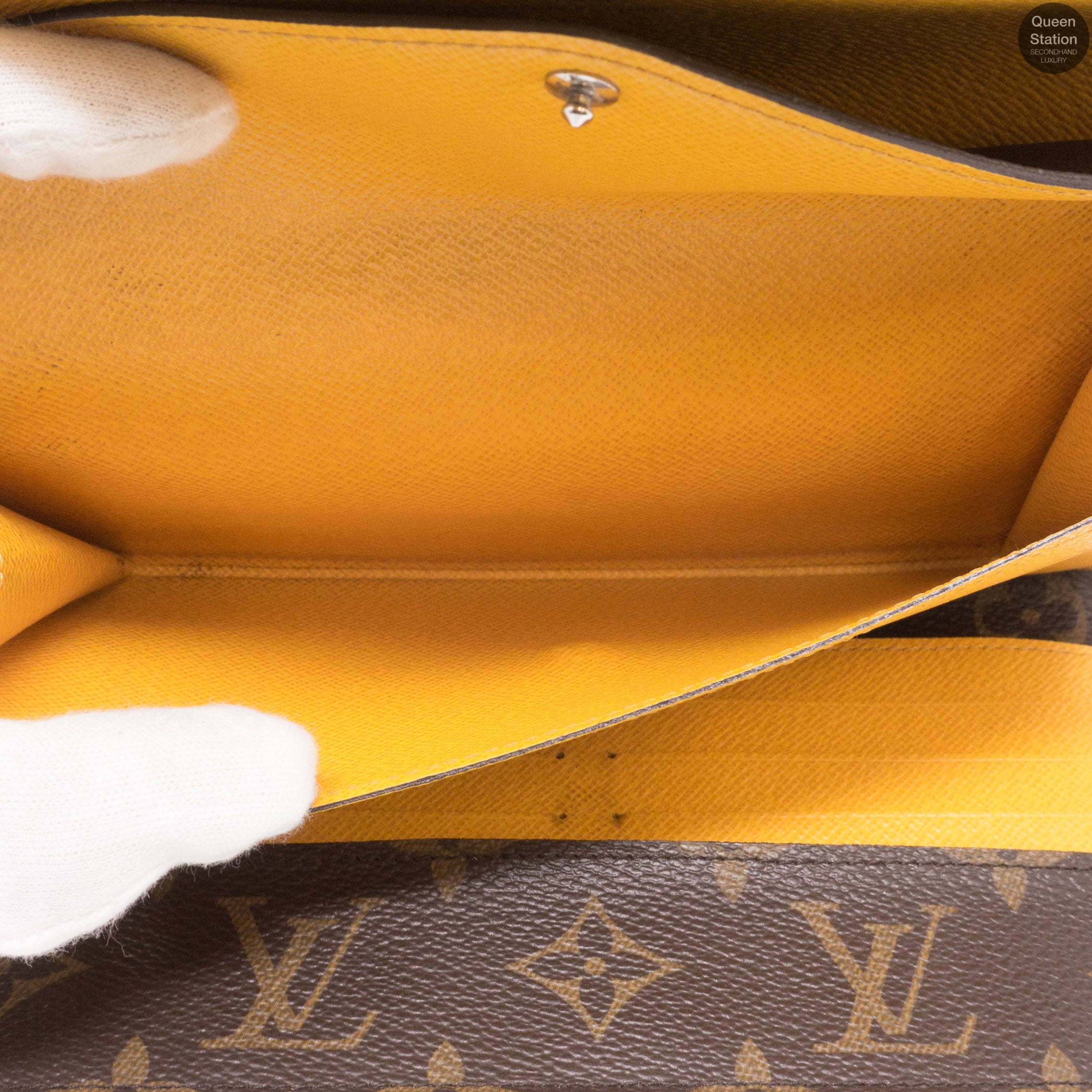 Long Marie-Lou Wallet Yellow Epi Leather