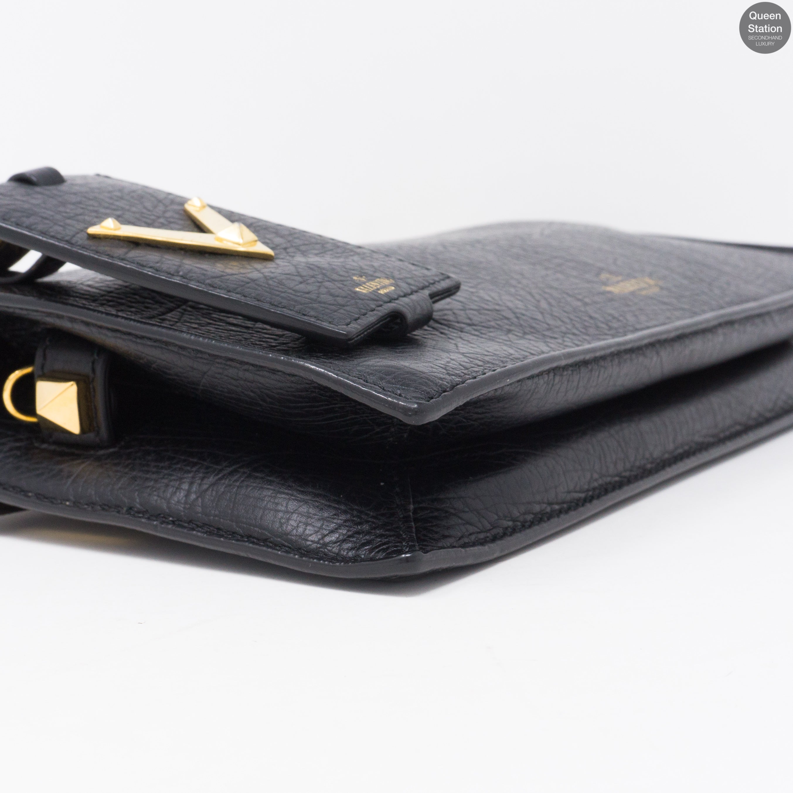 My Rockstud Clutch Black
