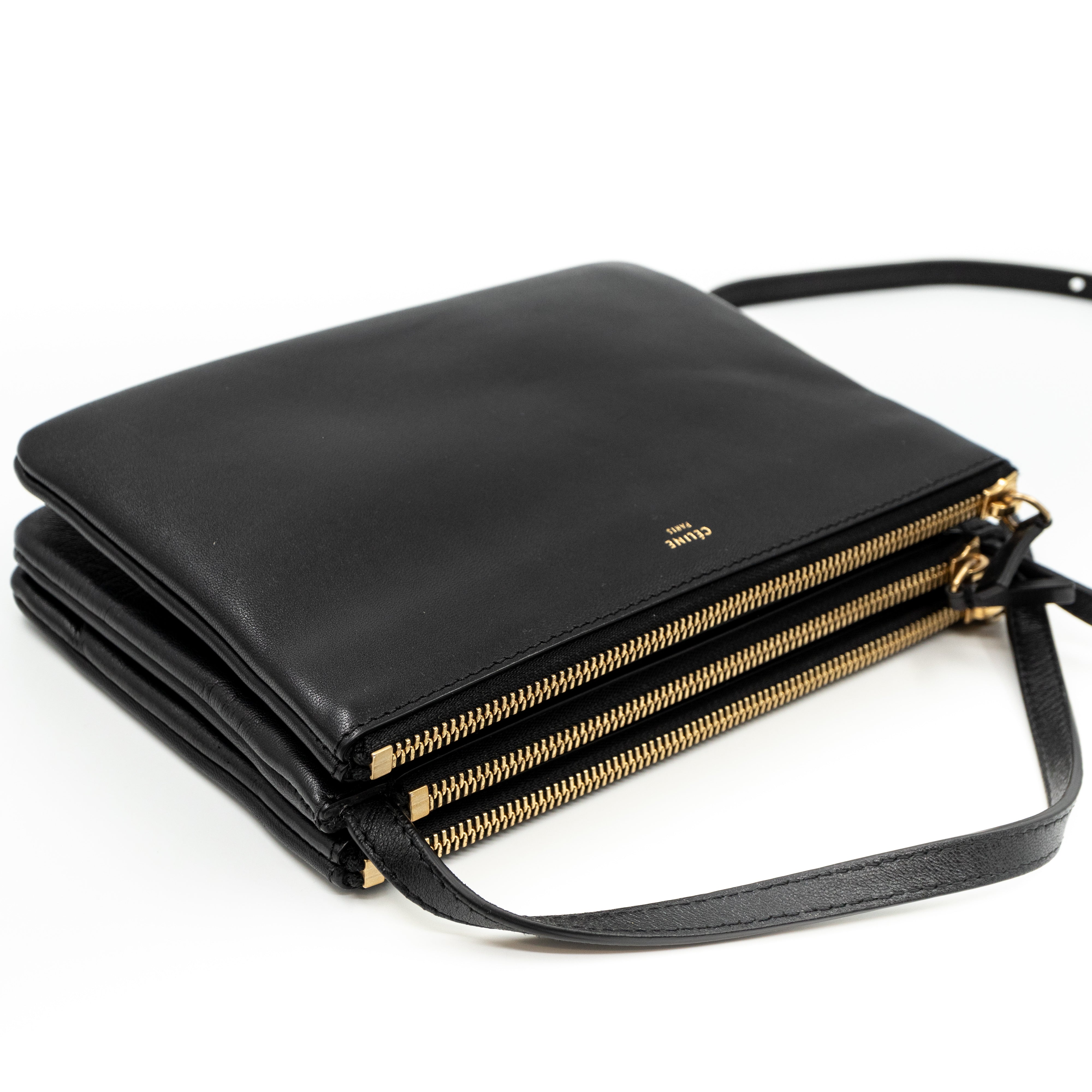 Trio Bag Black Leather