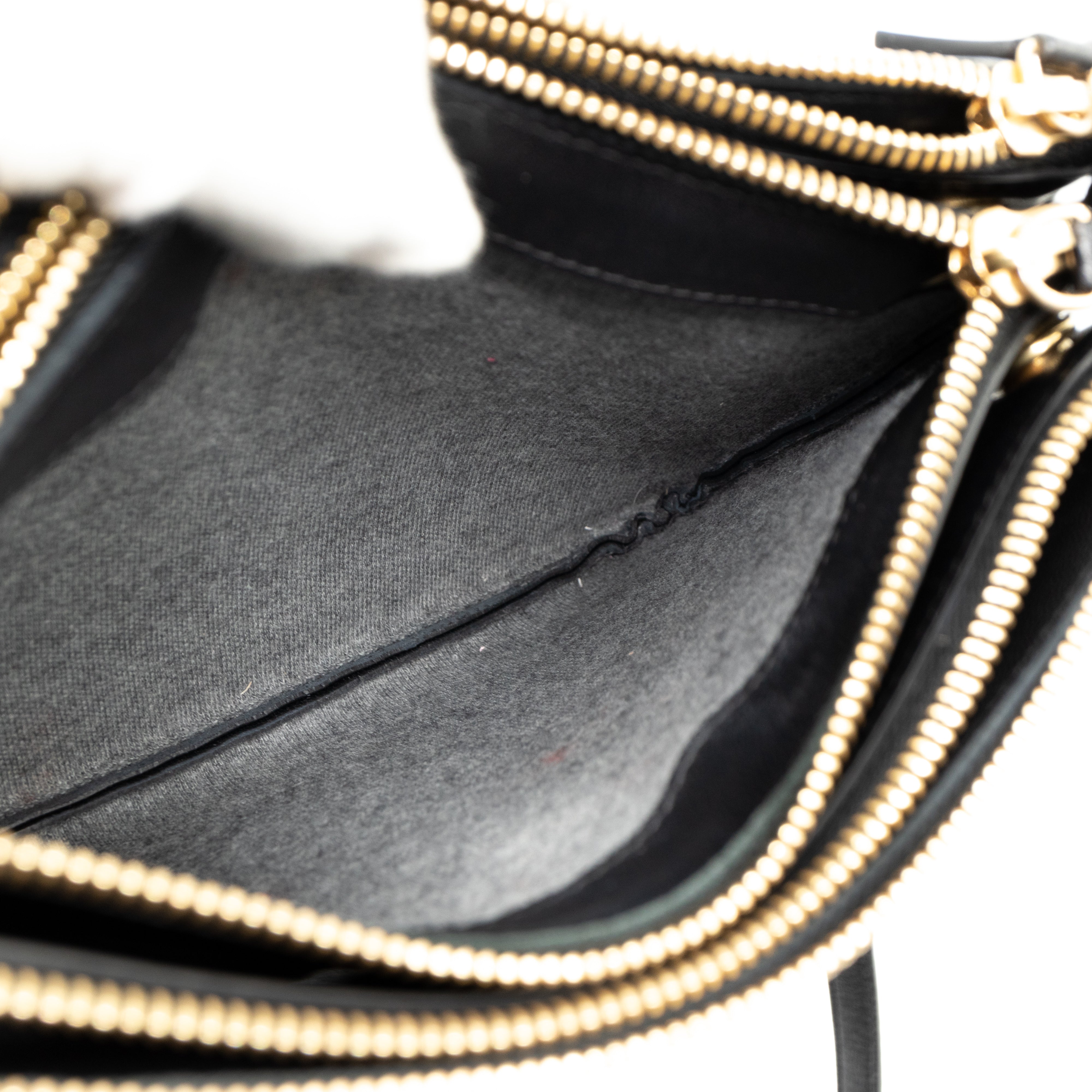 Trio Bag Black Leather