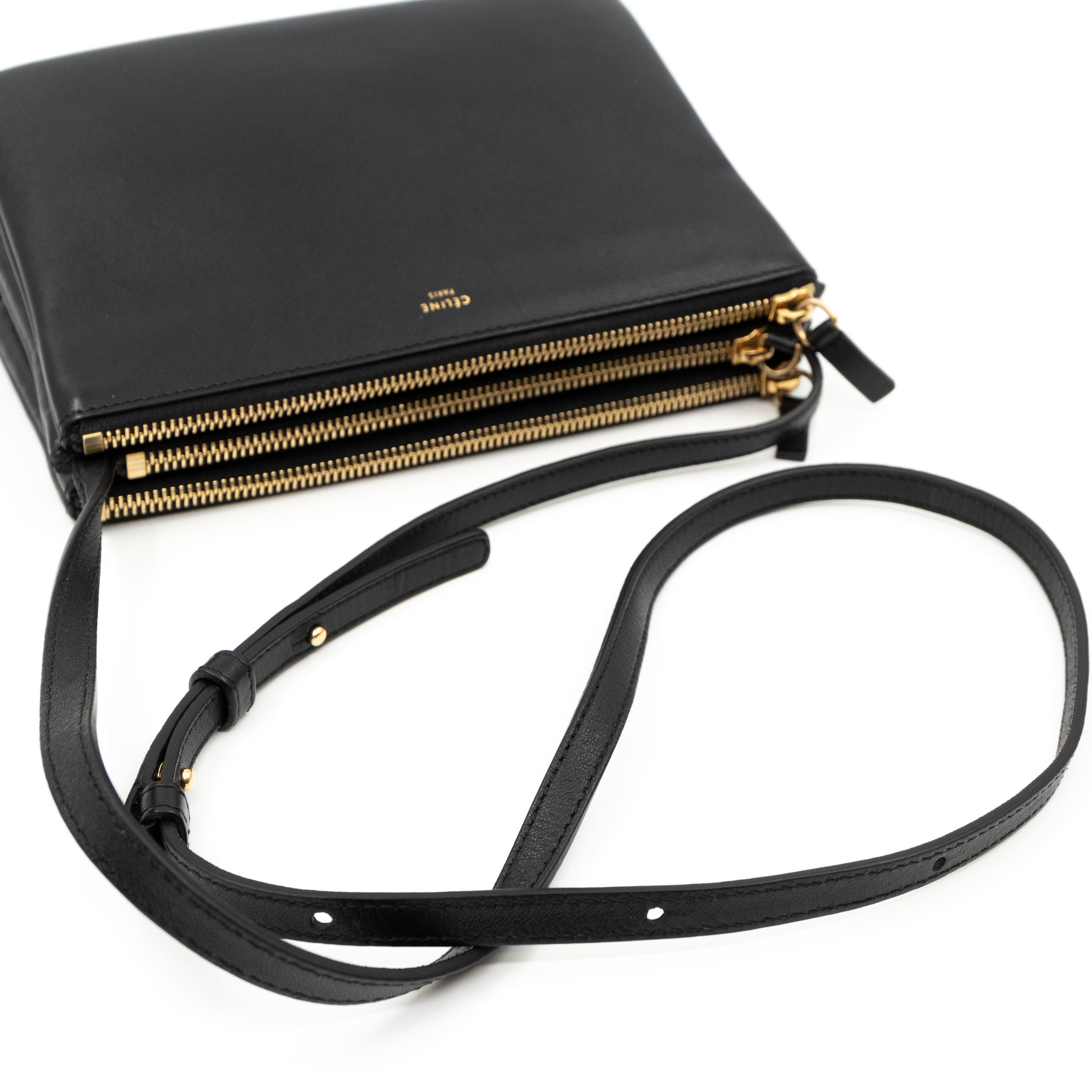 Trio Bag Black Leather