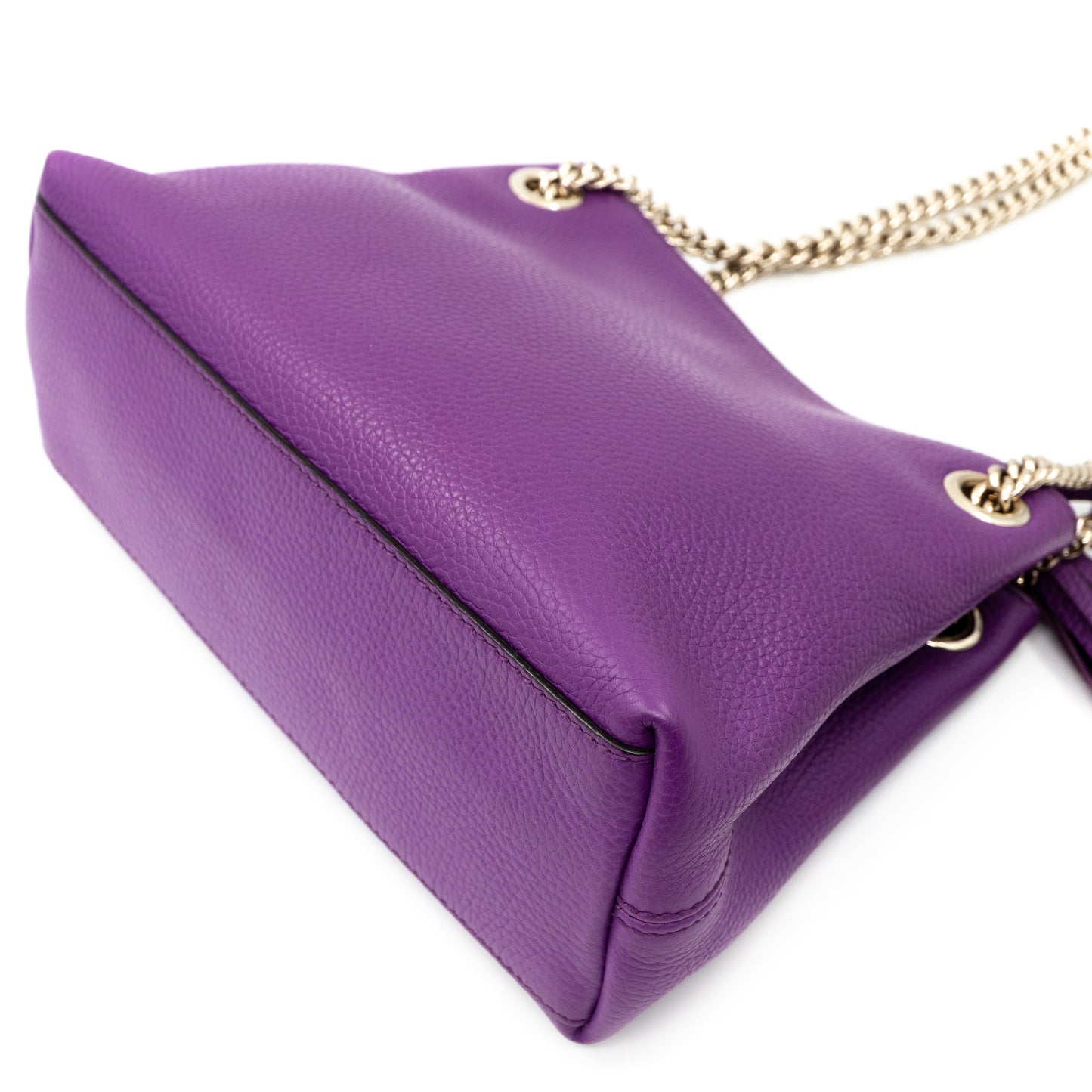Mini Soho Chain Purple Leather