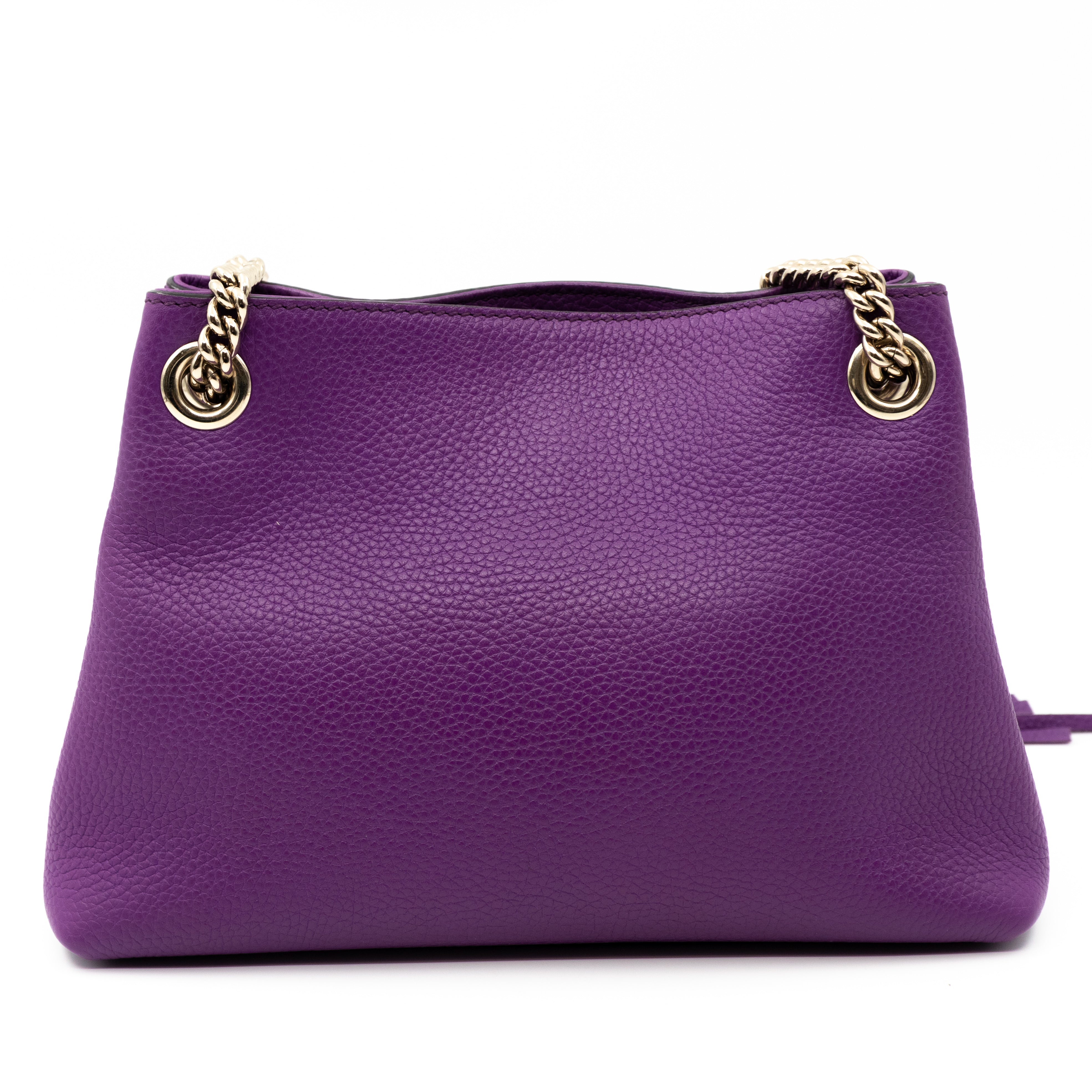 Mini Soho Chain Purple Leather