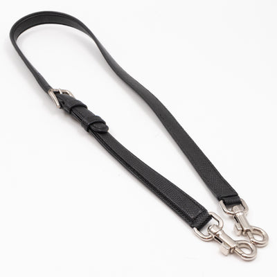 Miss Monica Top Handle Bag Lizard Embossed Leather Black