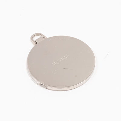 Miss Monica Top Handle Bag Lizard Embossed Leather Black