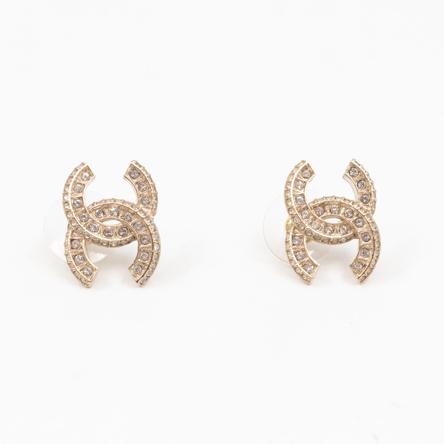 CC Crystal Earrings Gold