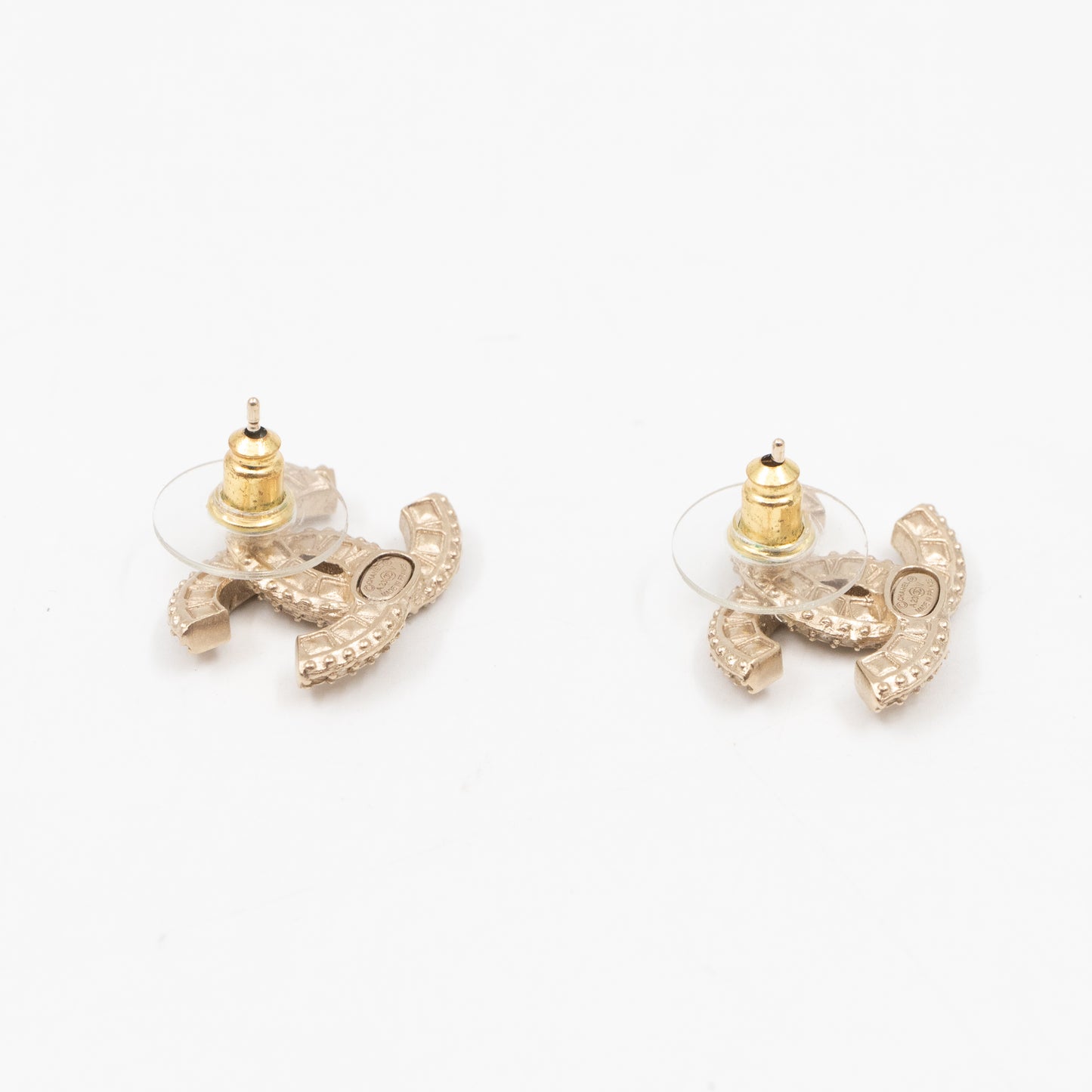 CC Crystal Earrings Gold