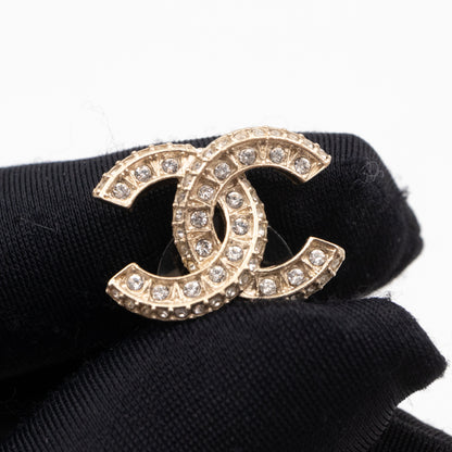 CC Crystal Earrings Gold