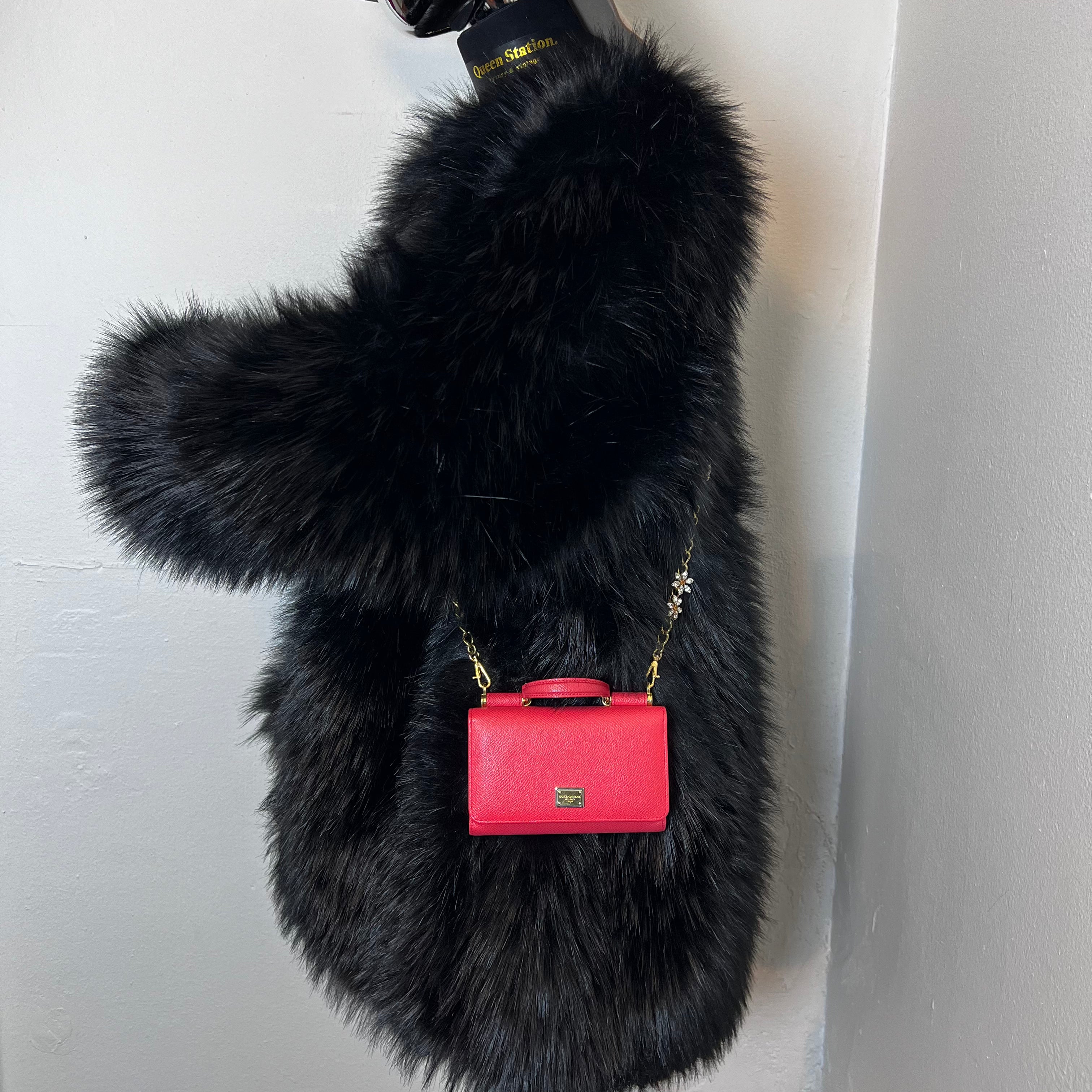 Sicily Von Belt Bag with Crystal Chain Pink Leather