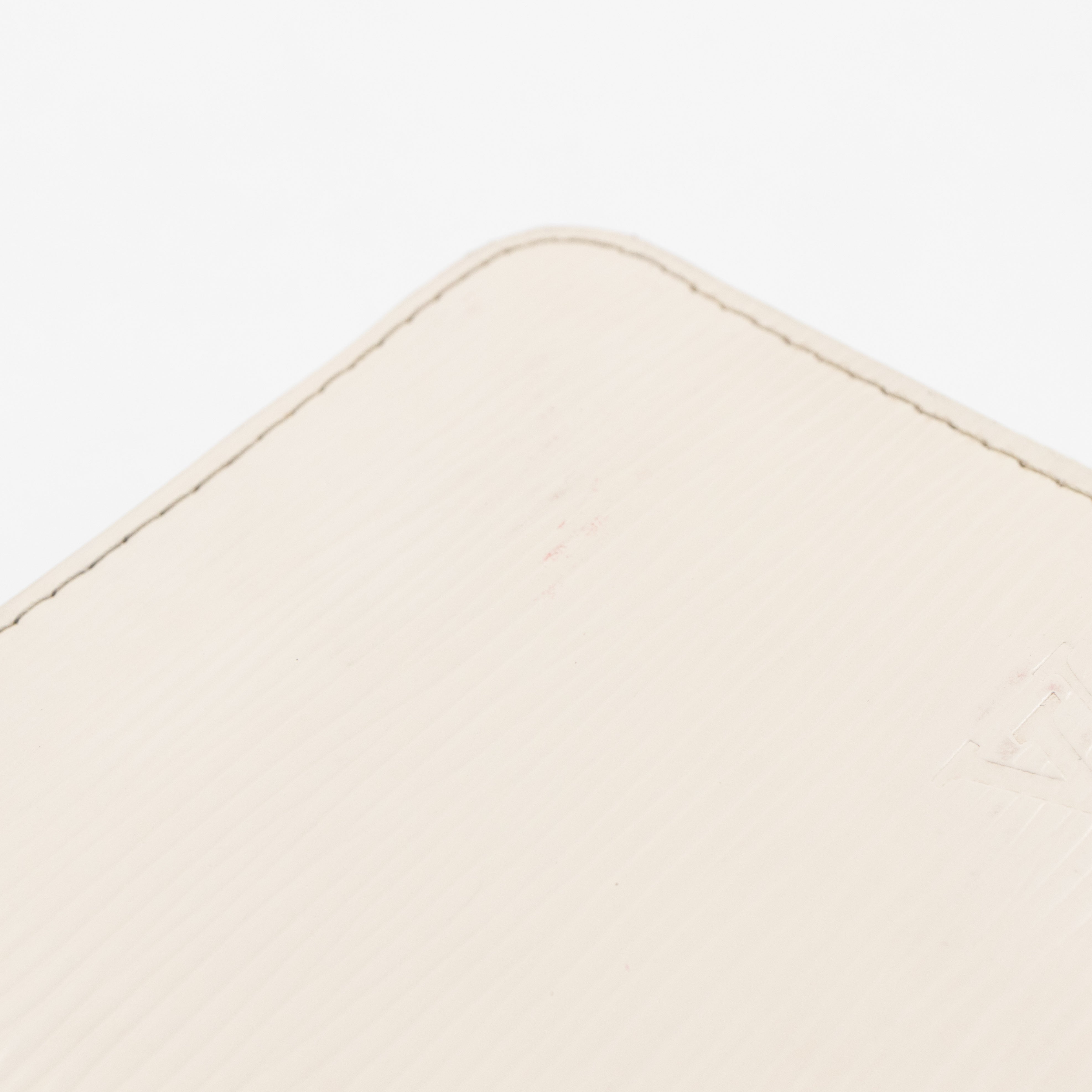 Zippy Wallet Ivory Epi Leather
