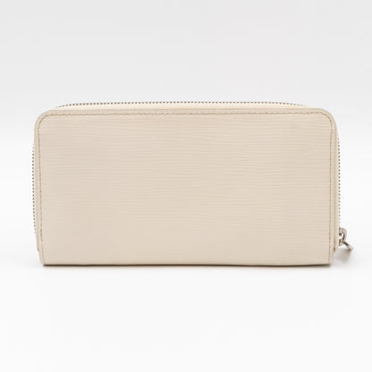 Zippy Wallet Ivory Epi Leather