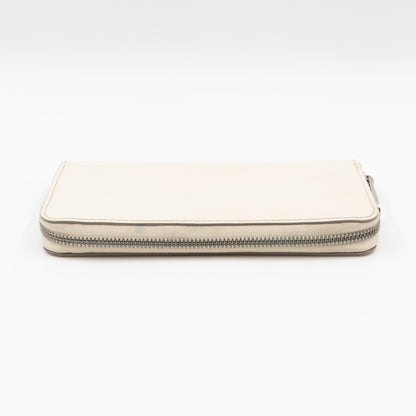 Zippy Wallet Ivory Epi Leather