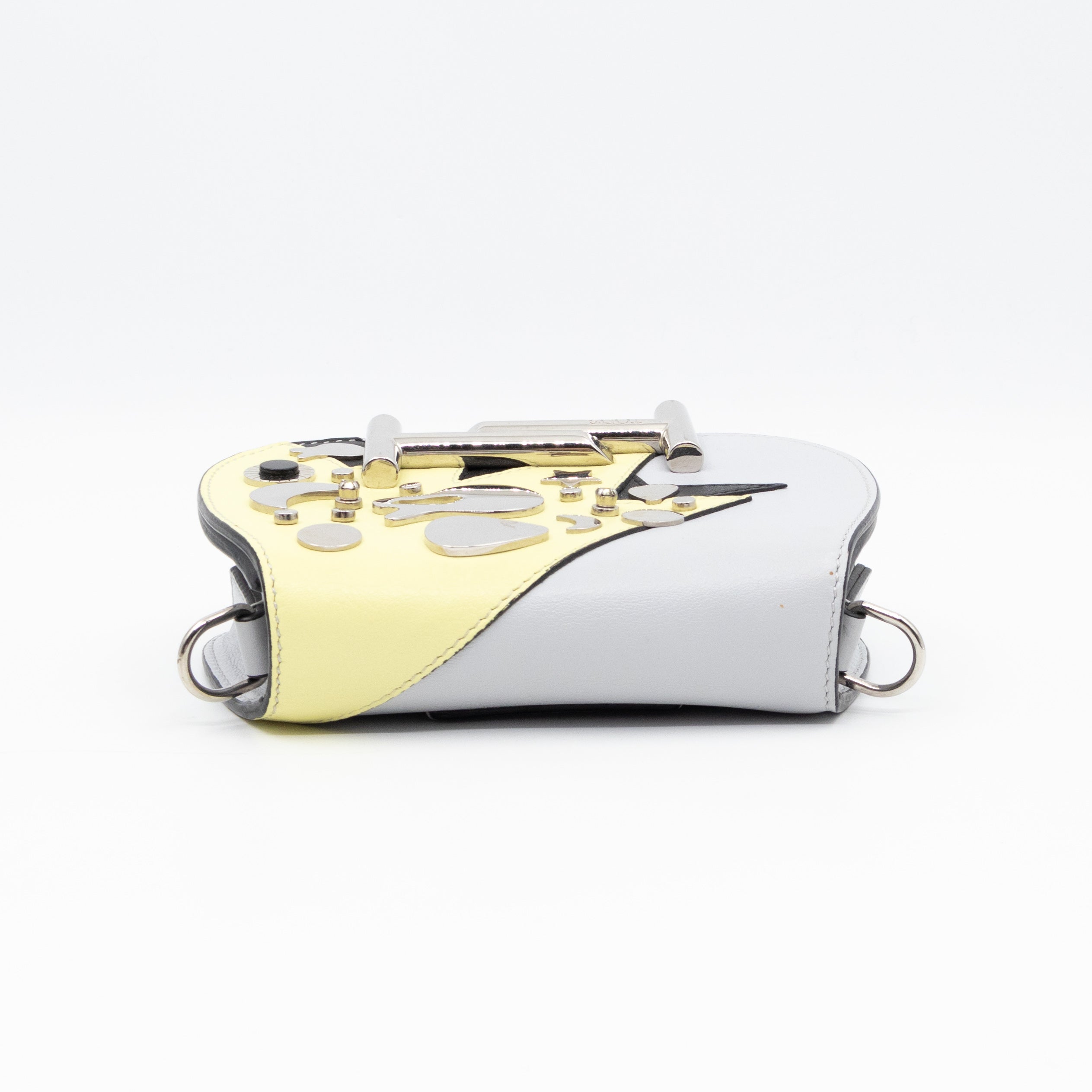 Double T Micro Rock Strass Crossbody Bag
