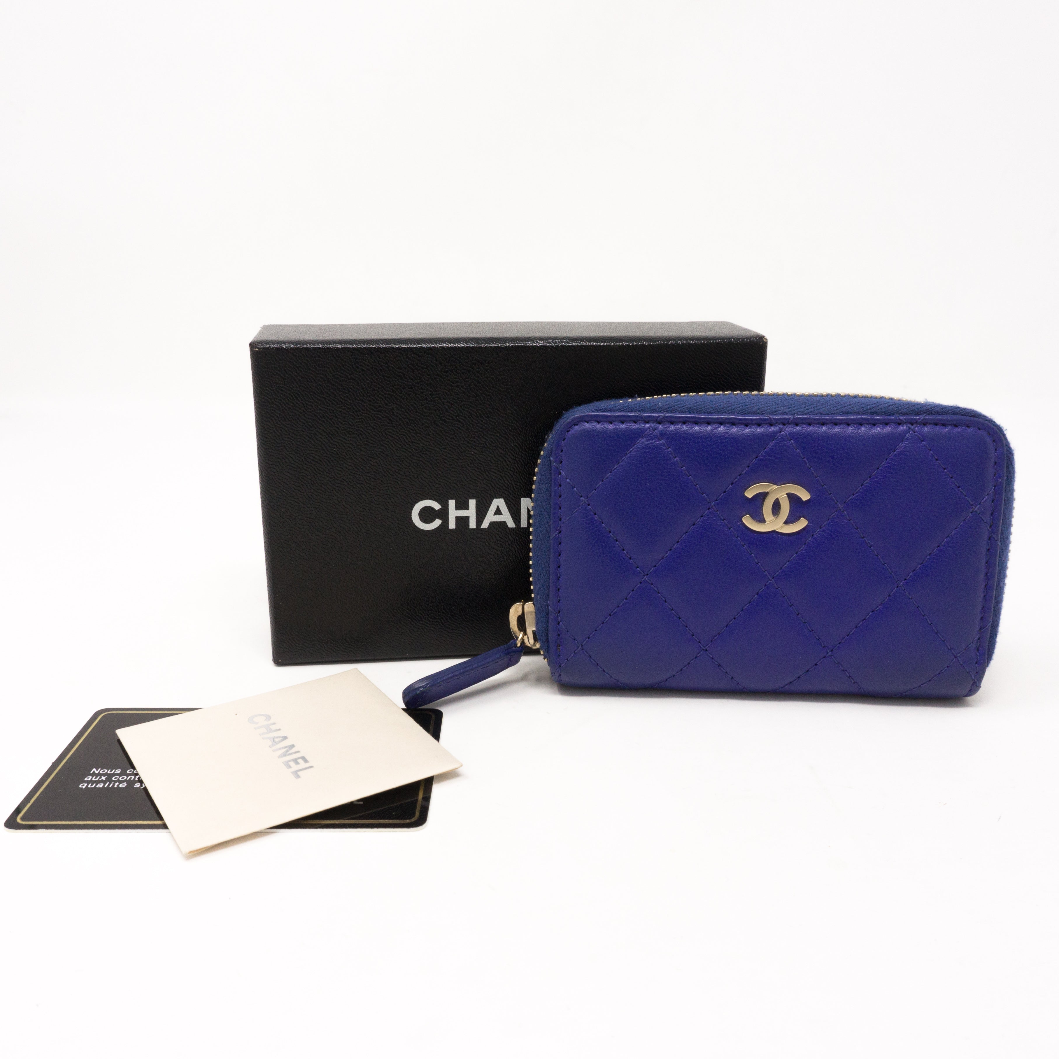 Chanel zipped coin discount purse