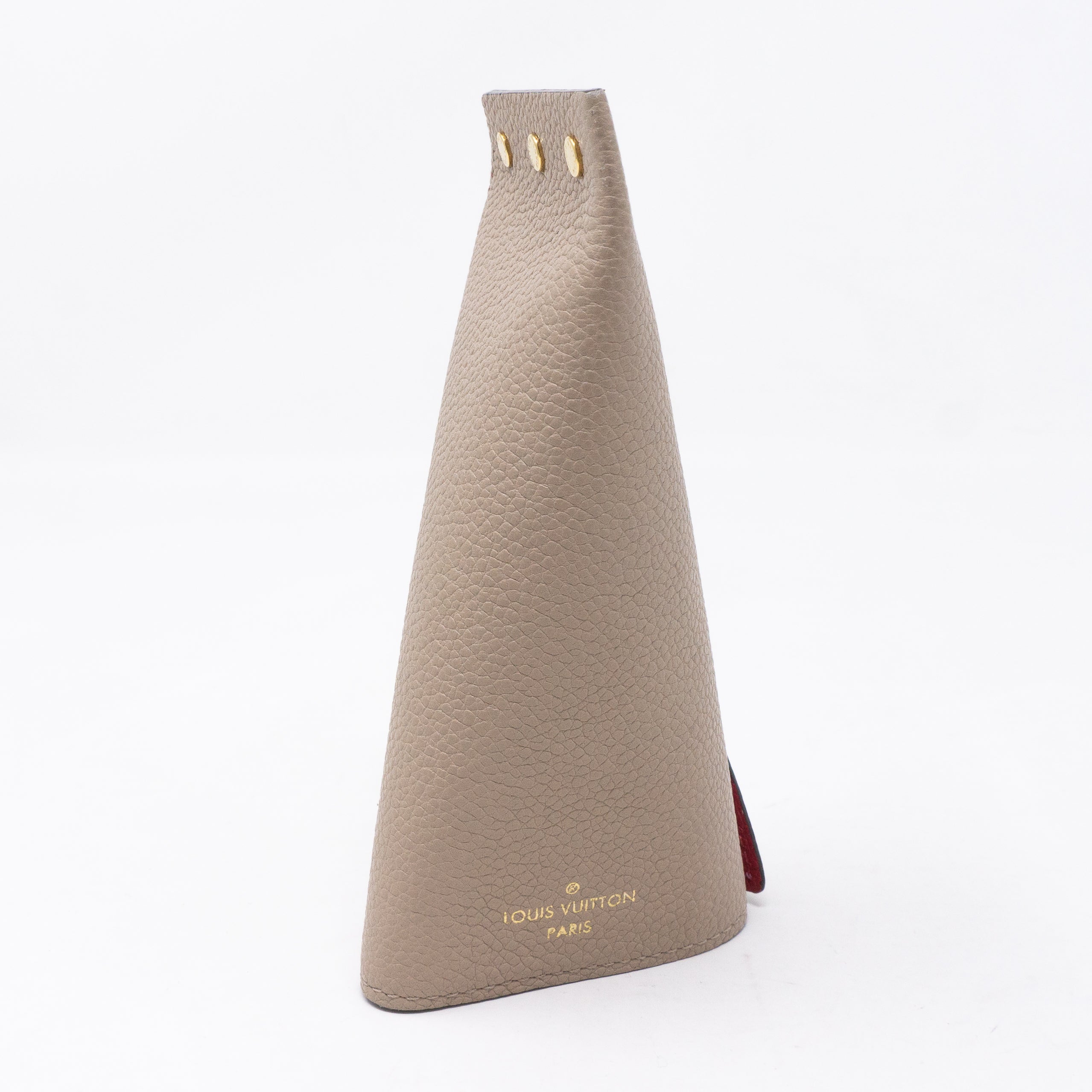Berlingo Key Holder Galet Grey Calfskin