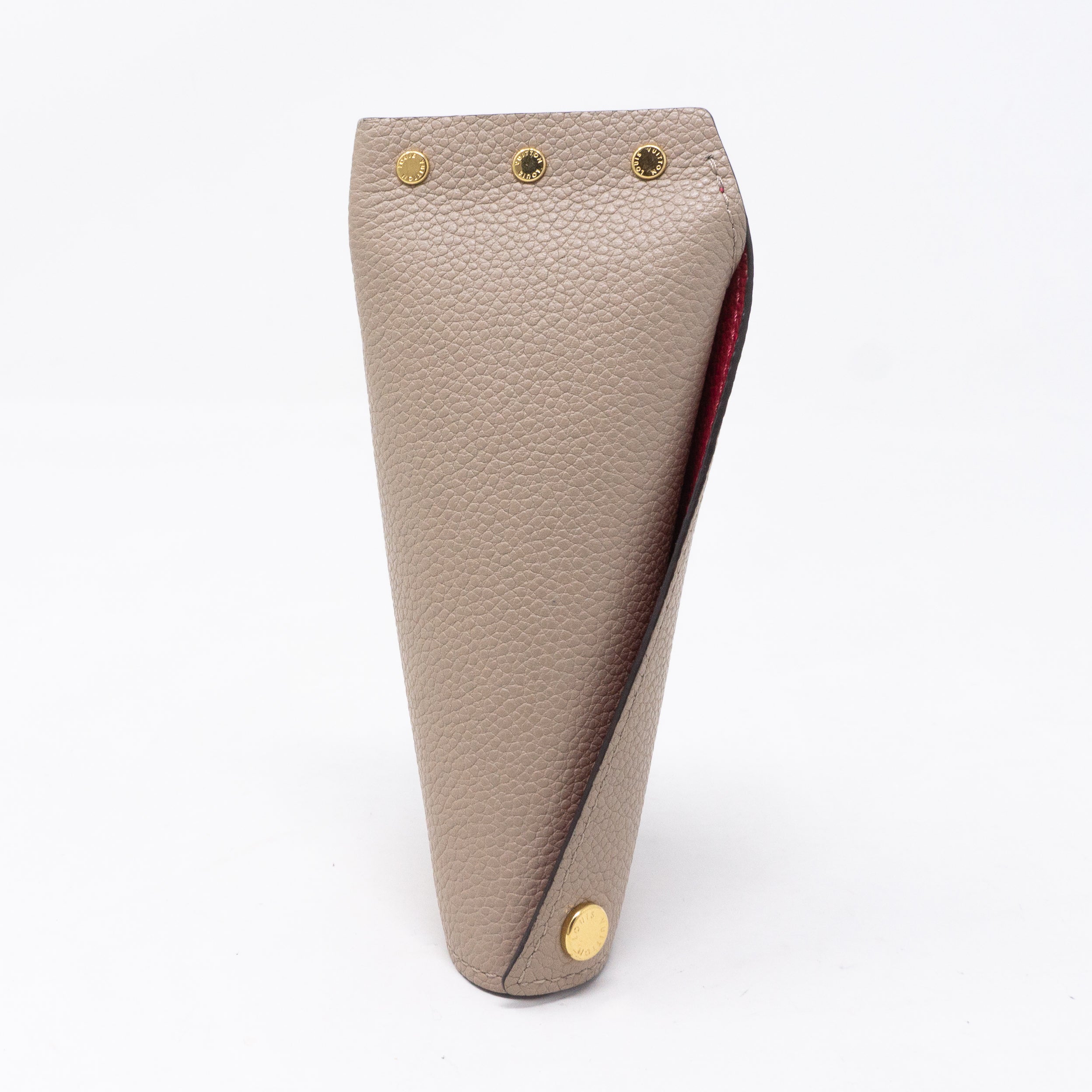 Berlingo Key Holder Galet Grey Calfskin