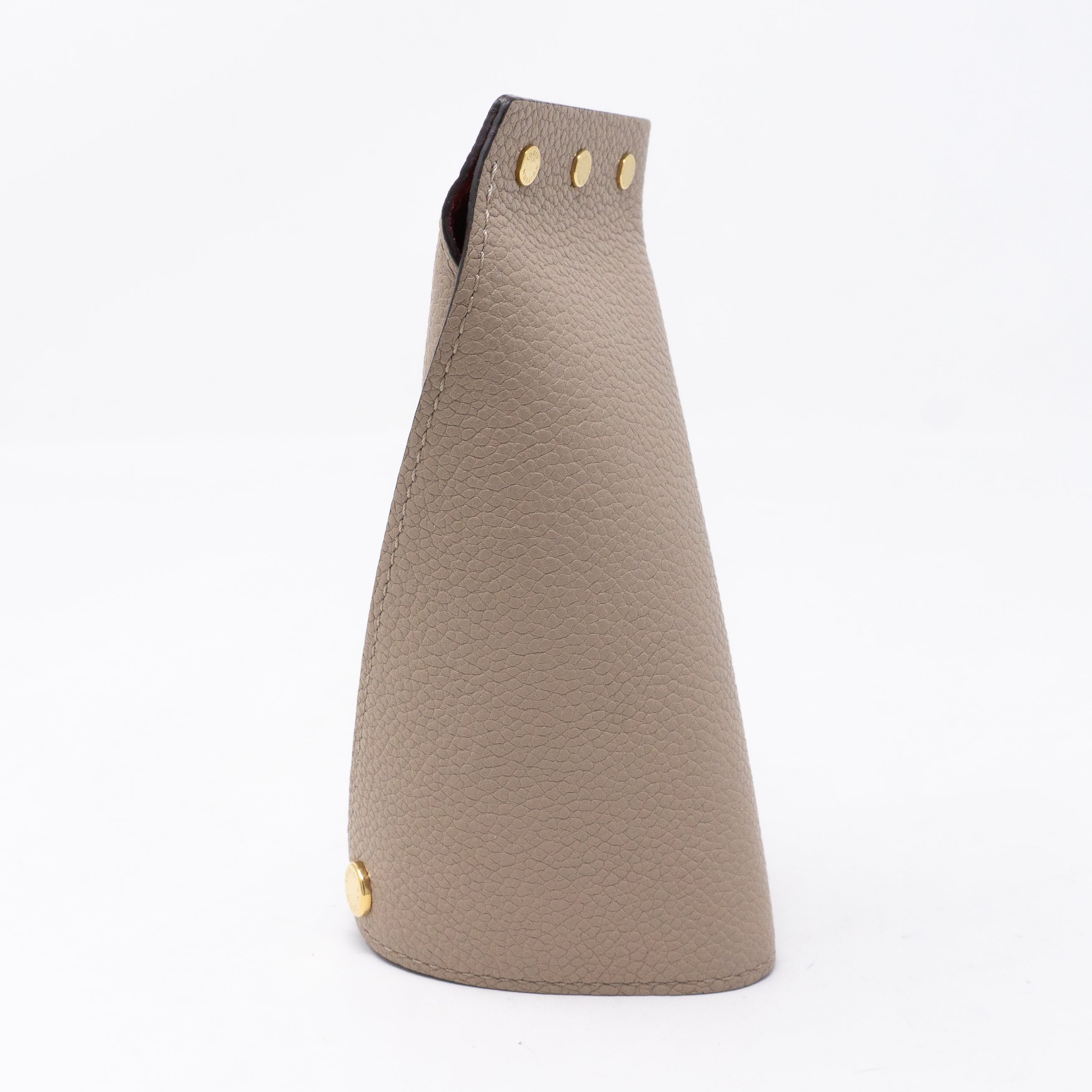 Berlingo Key Holder Galet Grey Calfskin