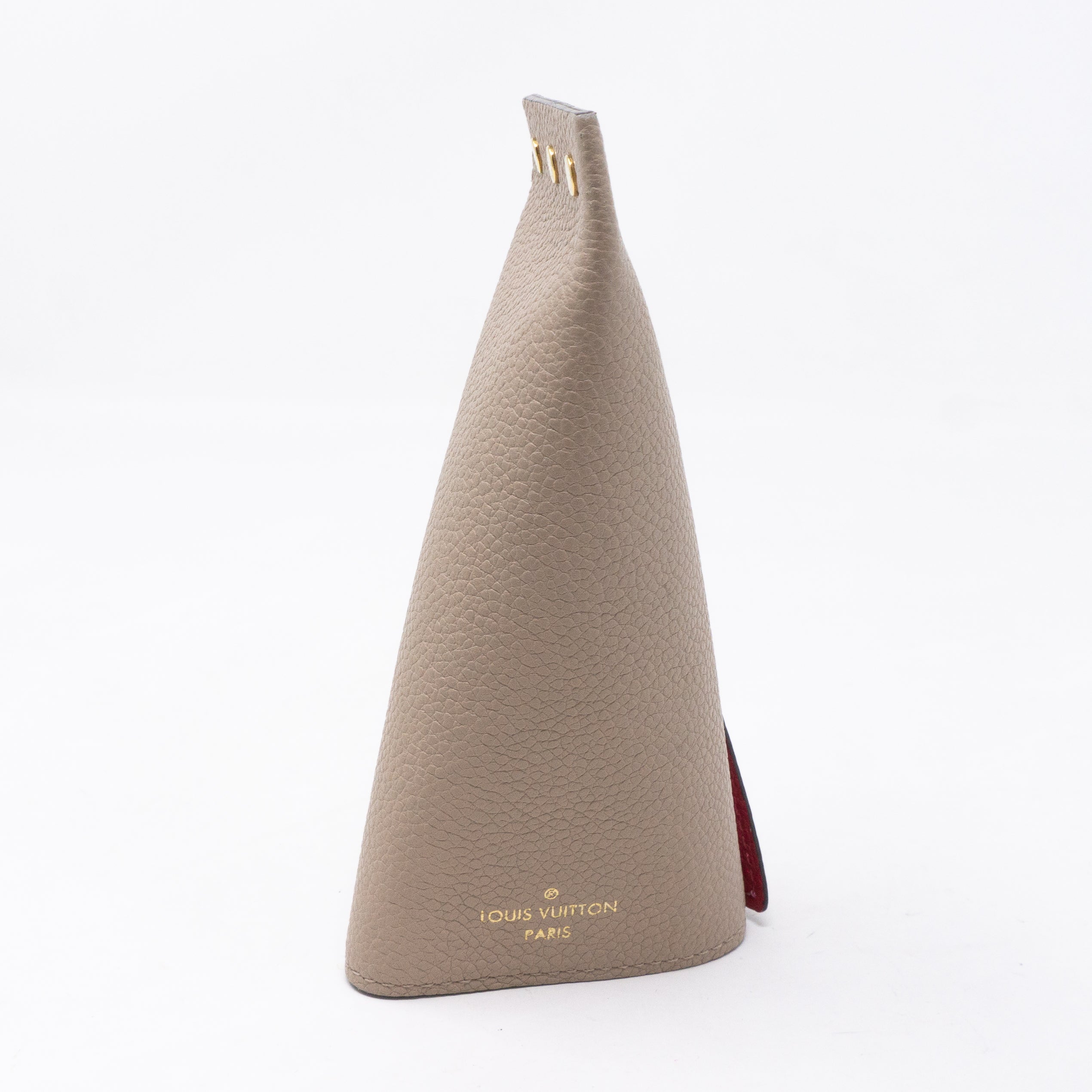 Berlingo Key Holder Galet Grey Calfskin