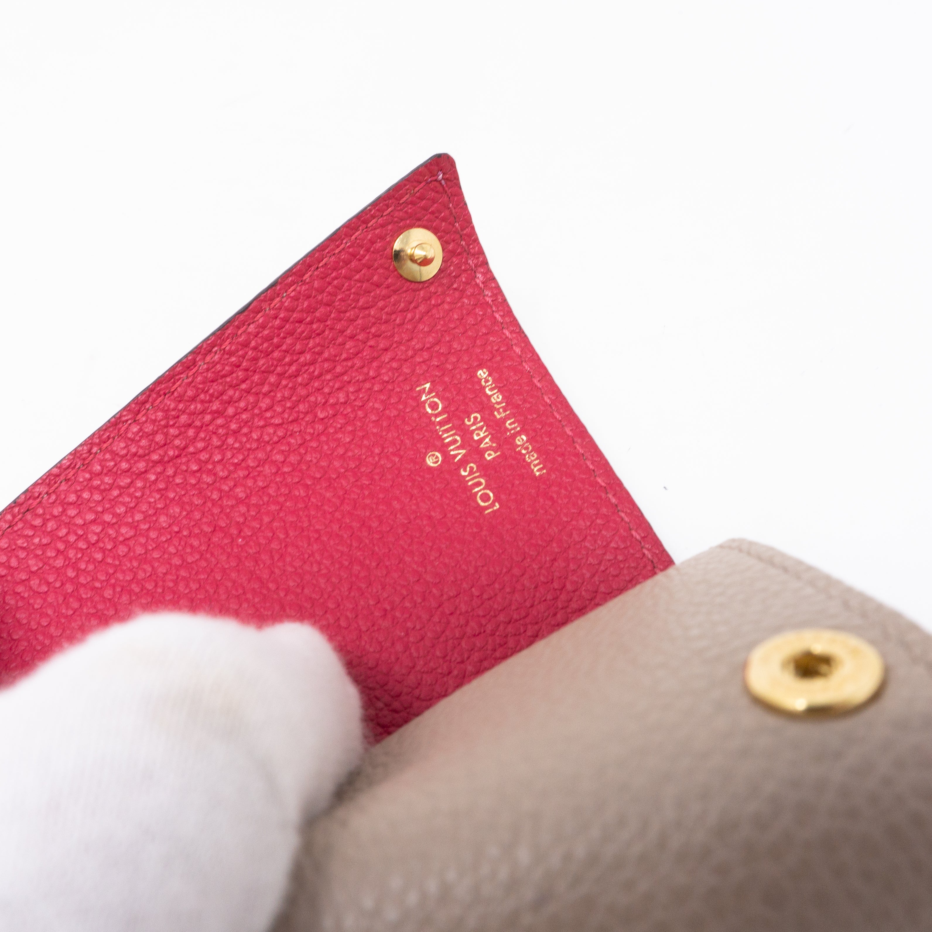 Berlingo Key Holder Galet Grey Calfskin