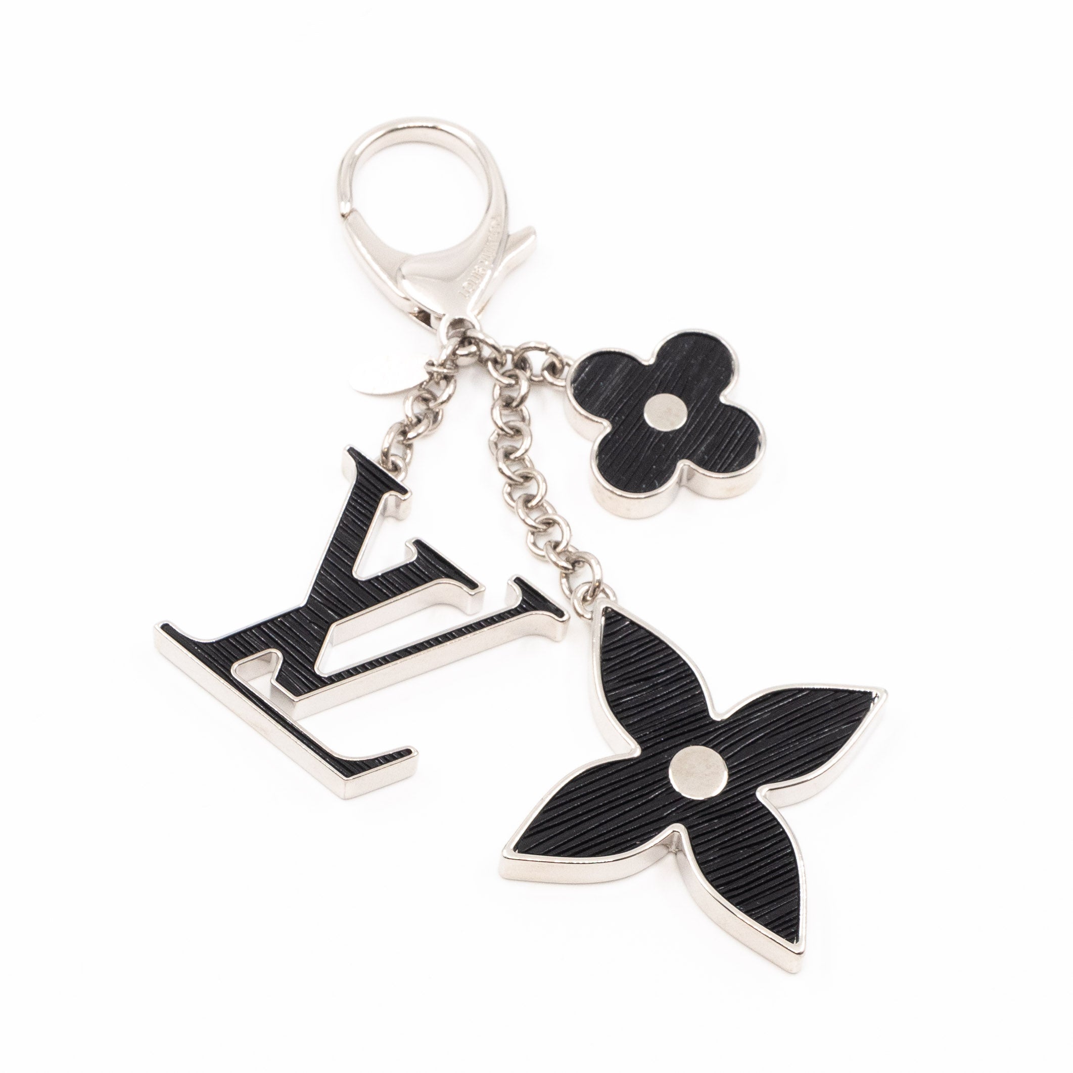 Fleur d'Epi Key Charm Black Silver