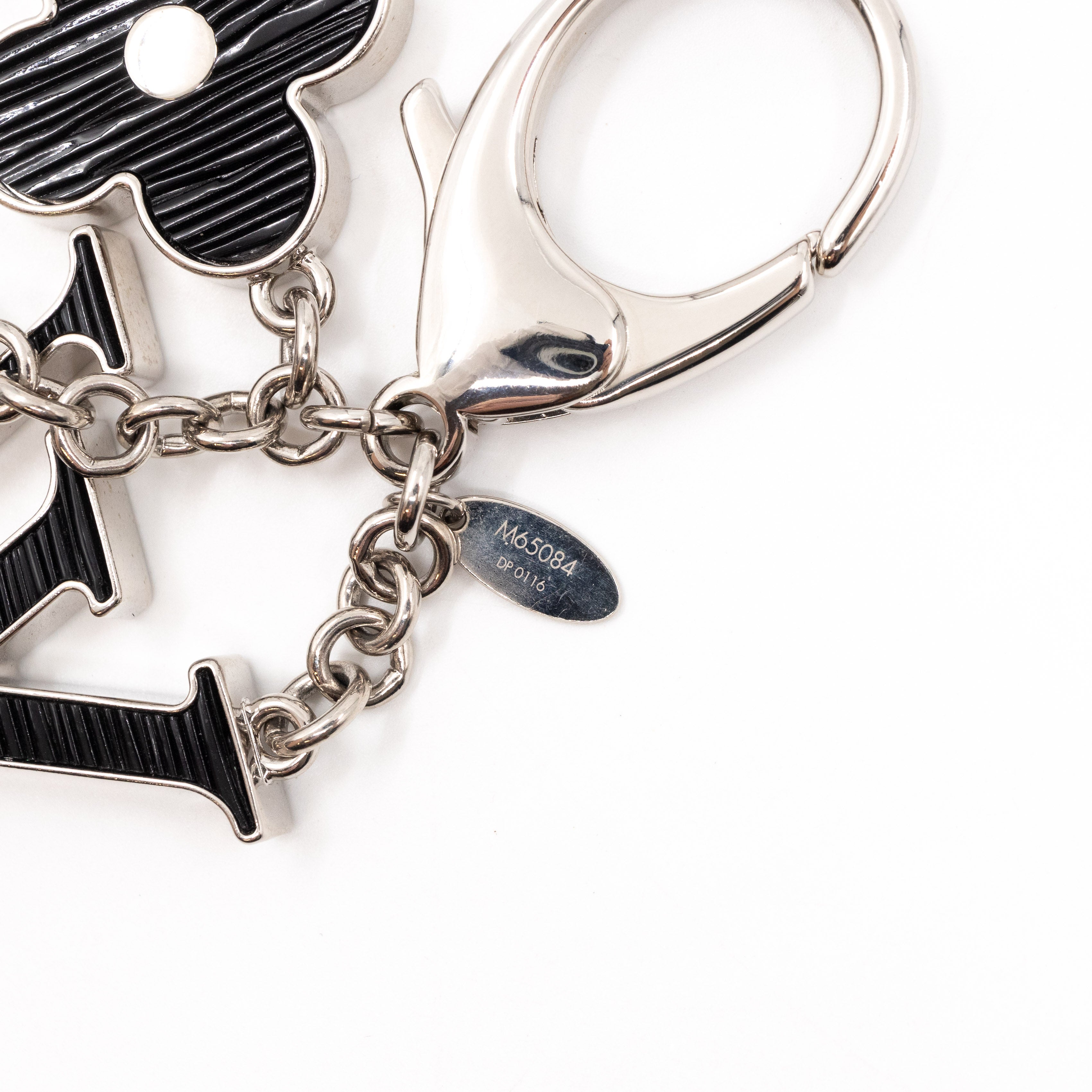 Fleur d'Epi Key Charm Black Silver