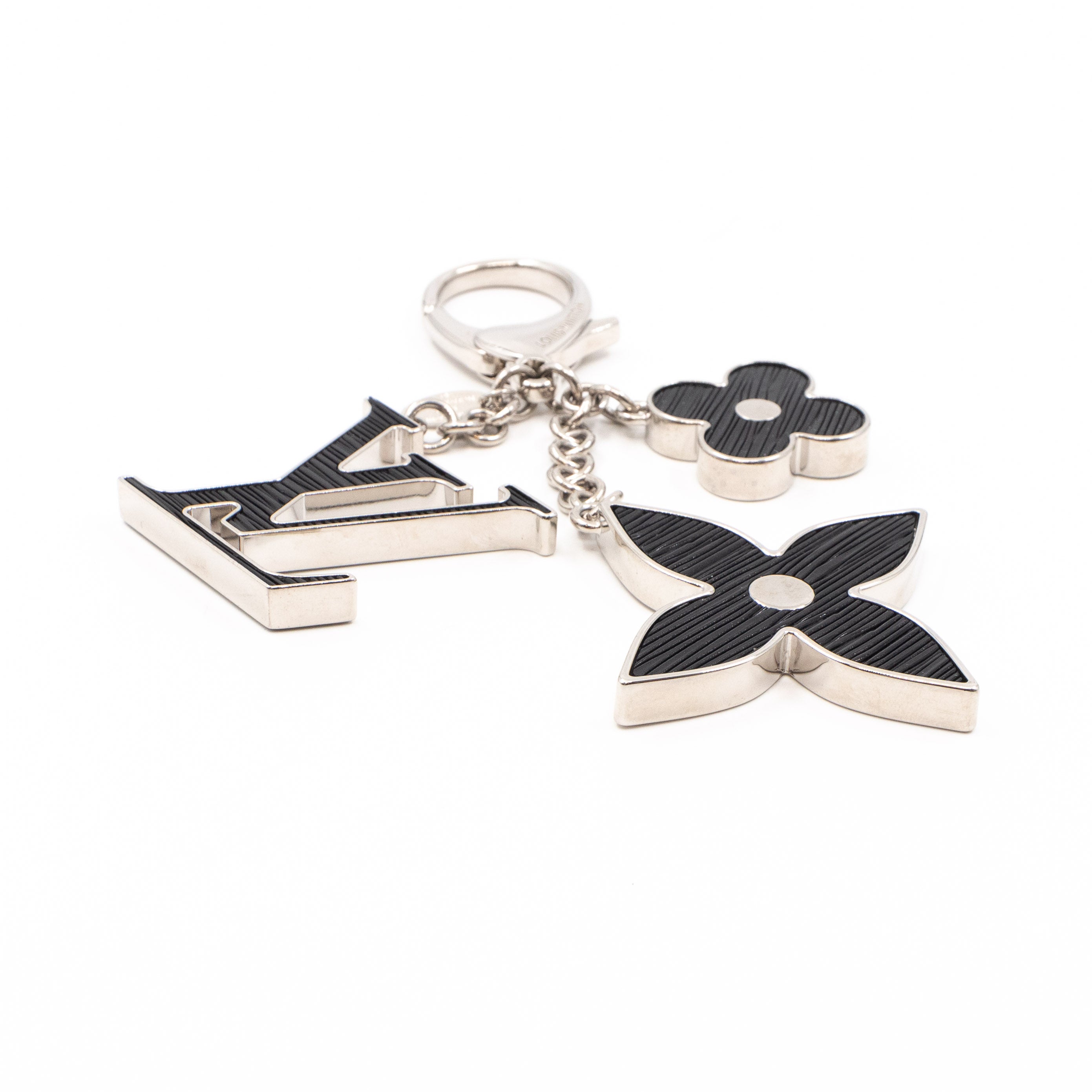 Fleur d'Epi Key Charm Black Silver