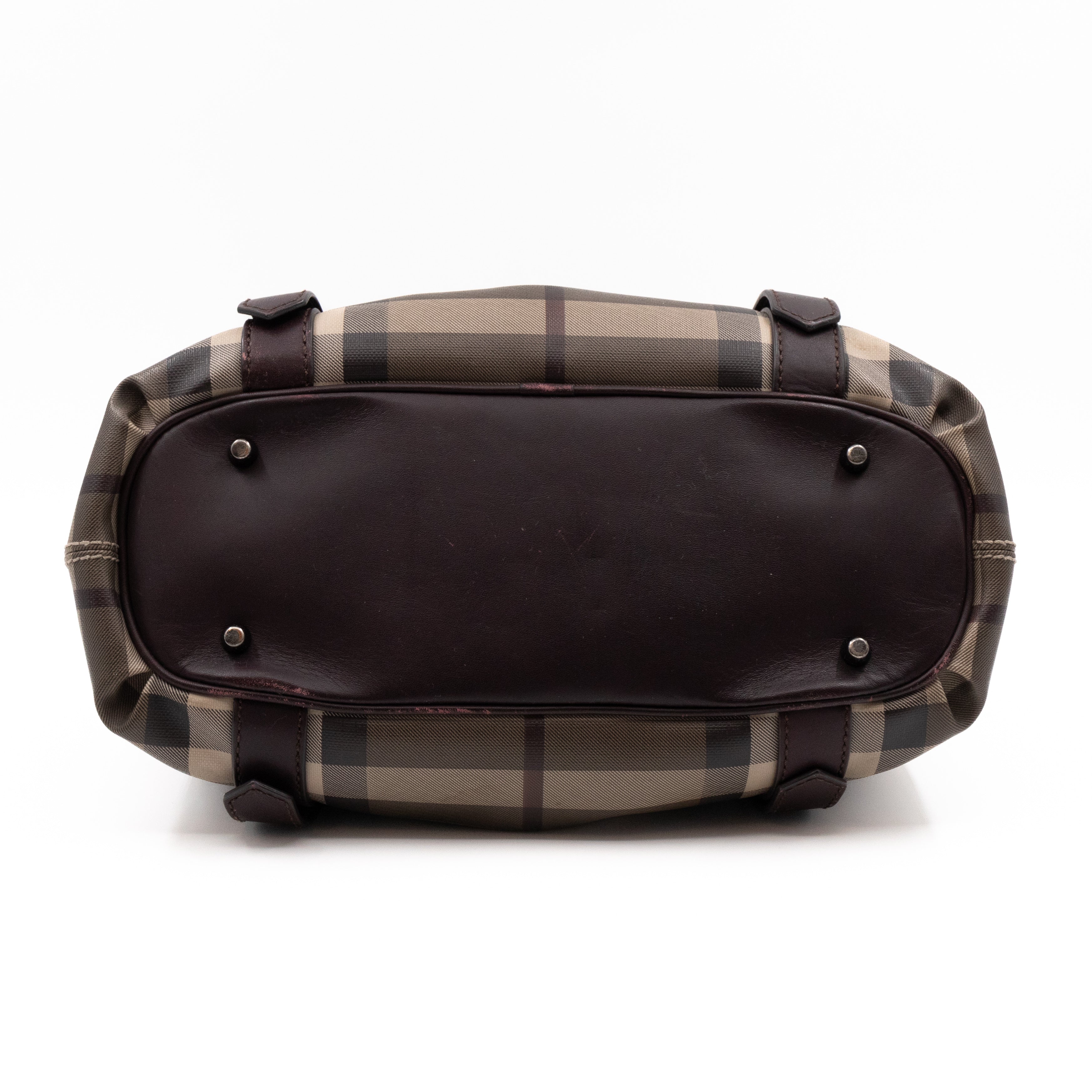 Small Northfield Gray Check Tote Bag