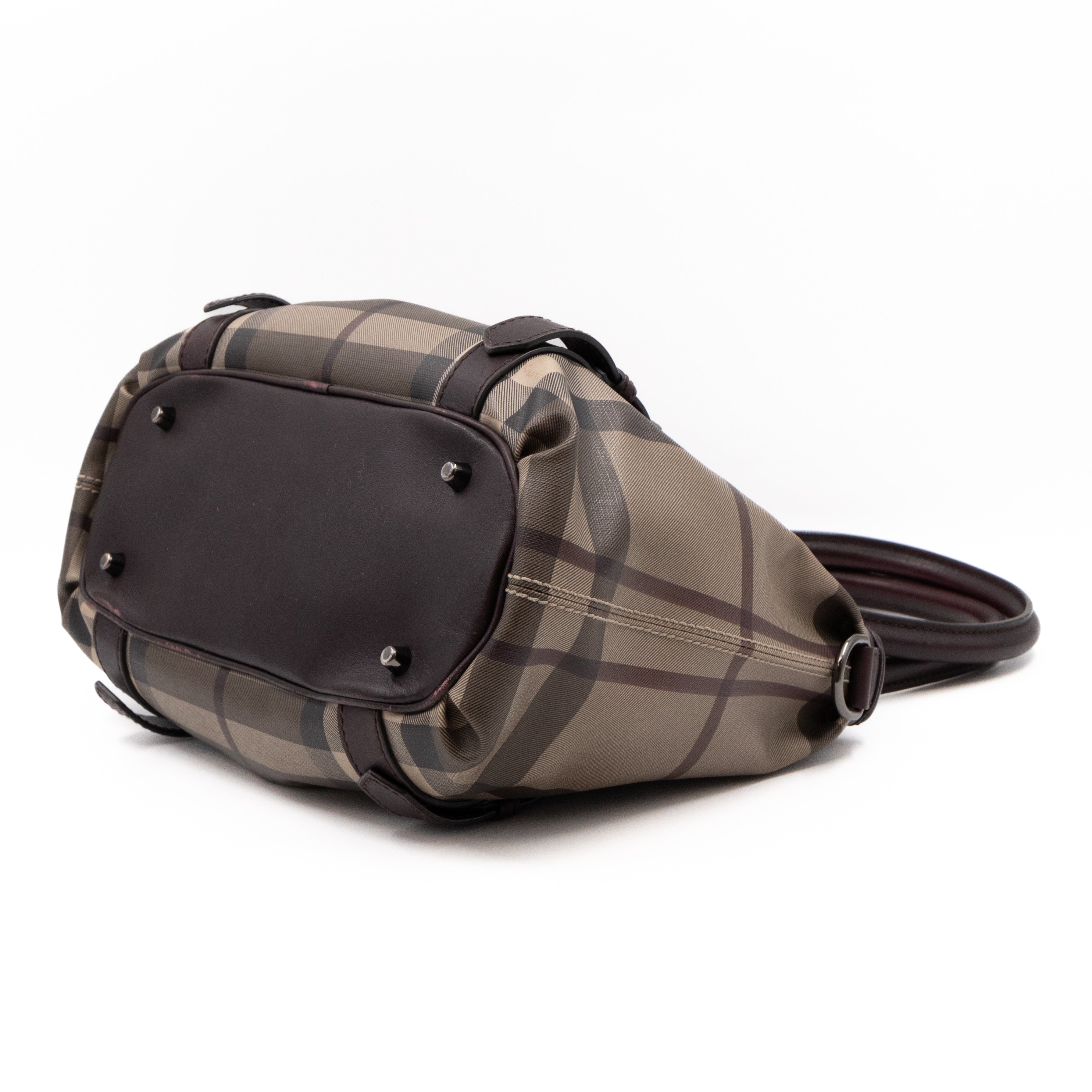 Small Northfield Gray Check Tote Bag
