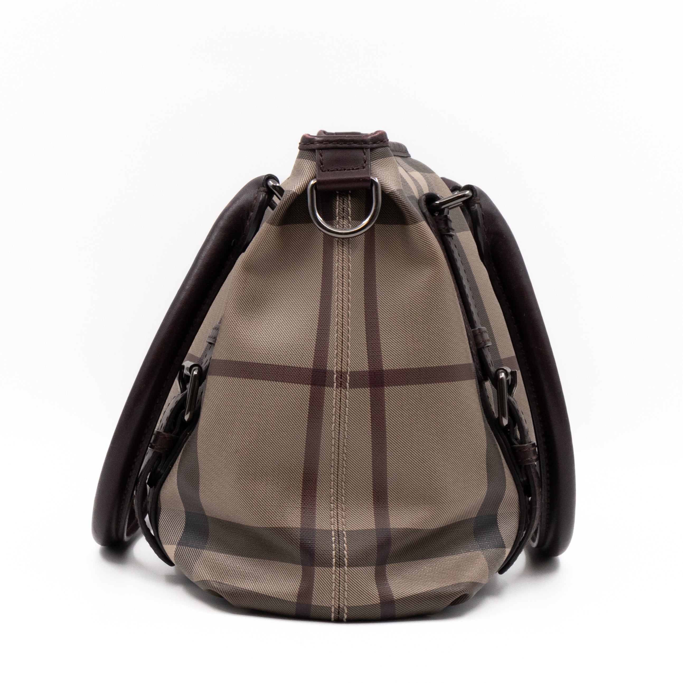 Small Northfield Gray Check Tote Bag