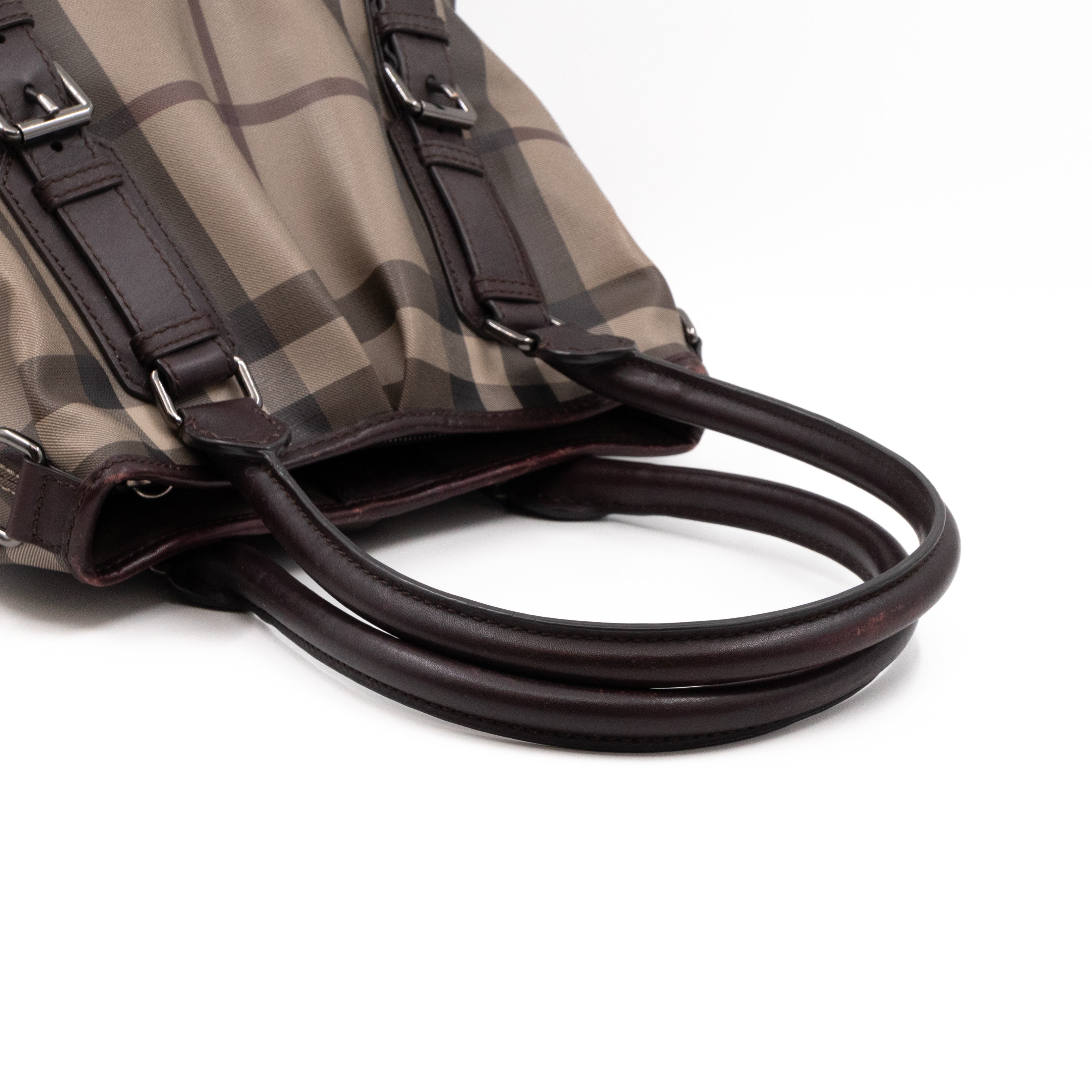 Small Northfield Gray Check Tote Bag