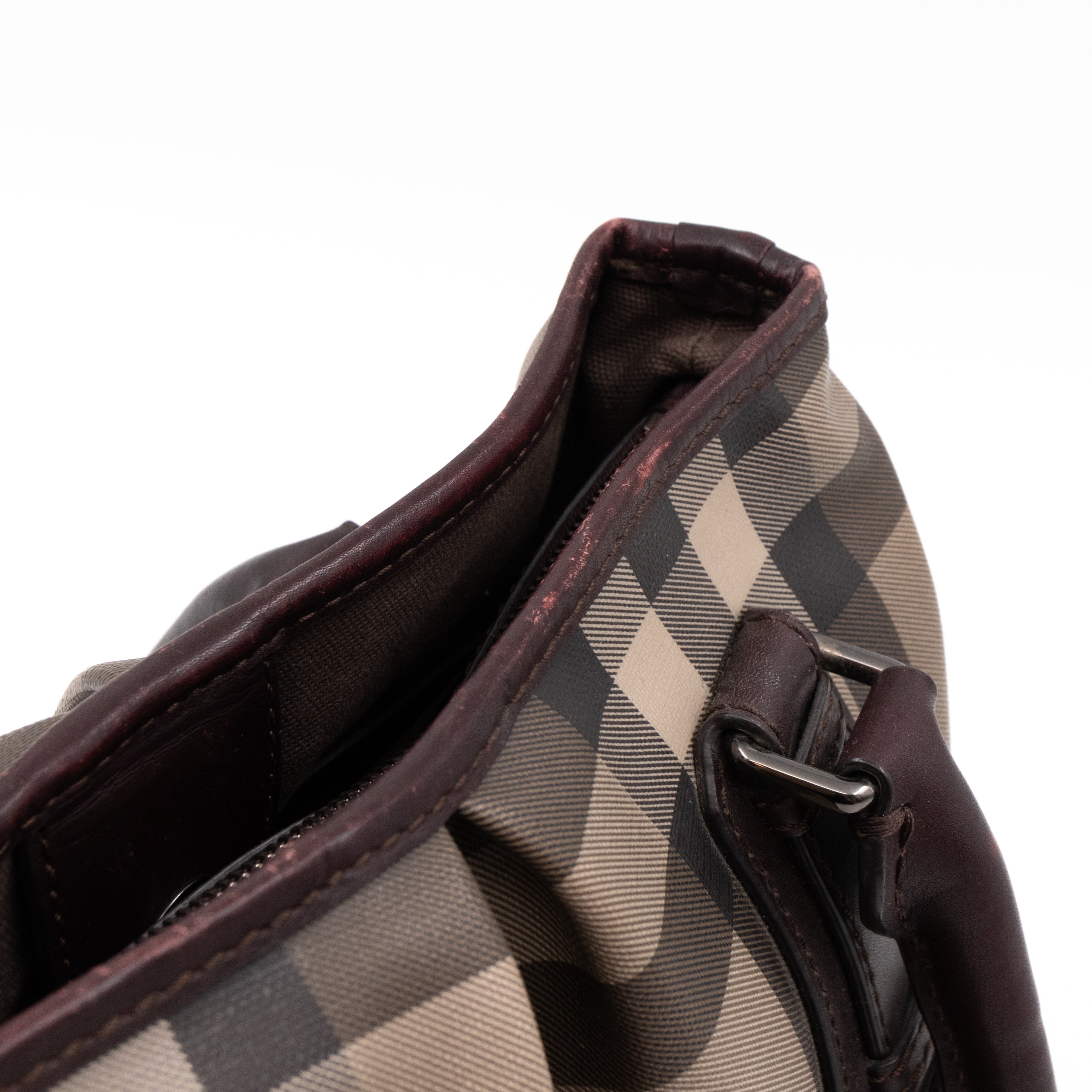 Small Northfield Gray Check Tote Bag