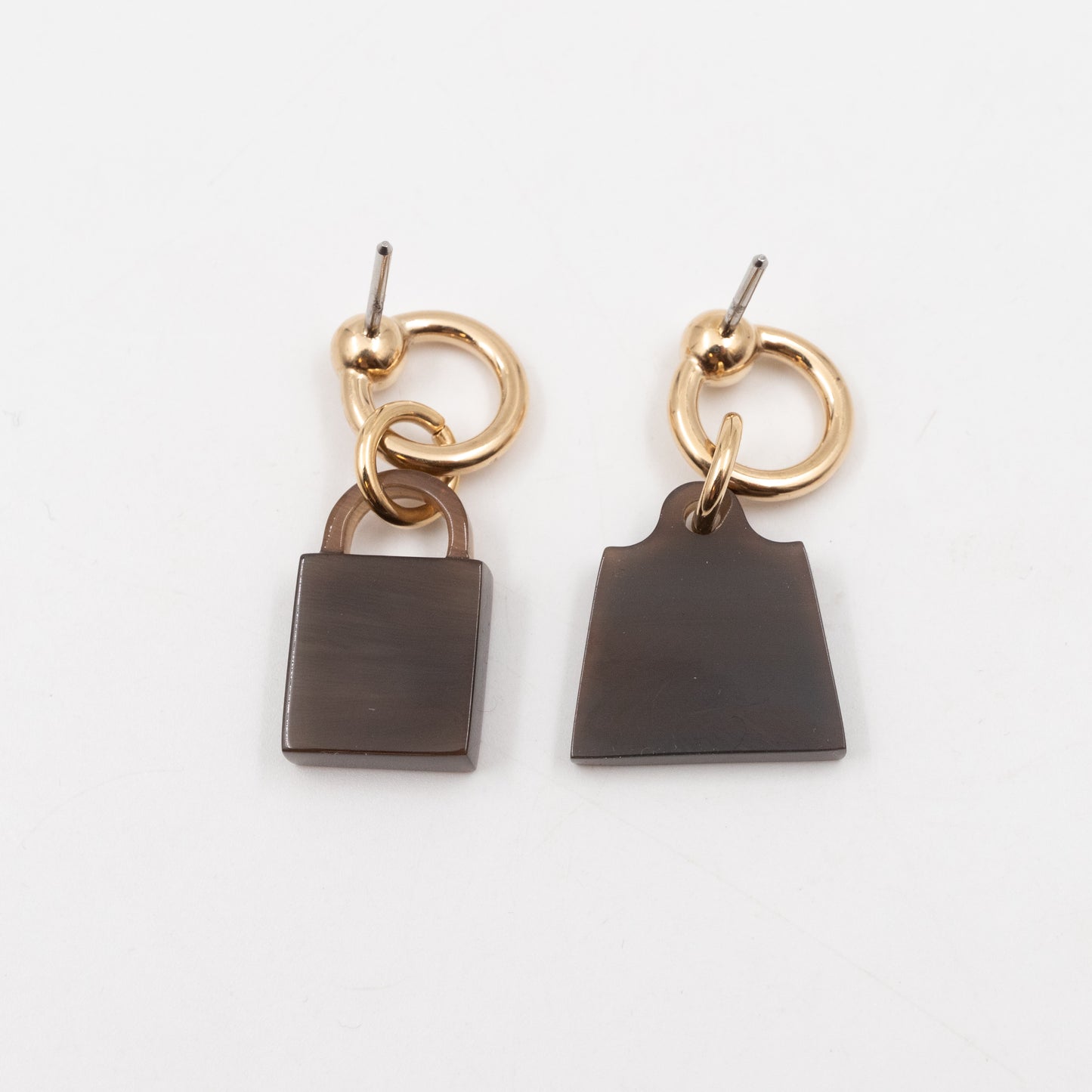 Amulette Maroquinier Buffalo Horn Earrings