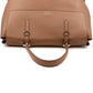 Flap Tote Bag Brown Vitello Leather